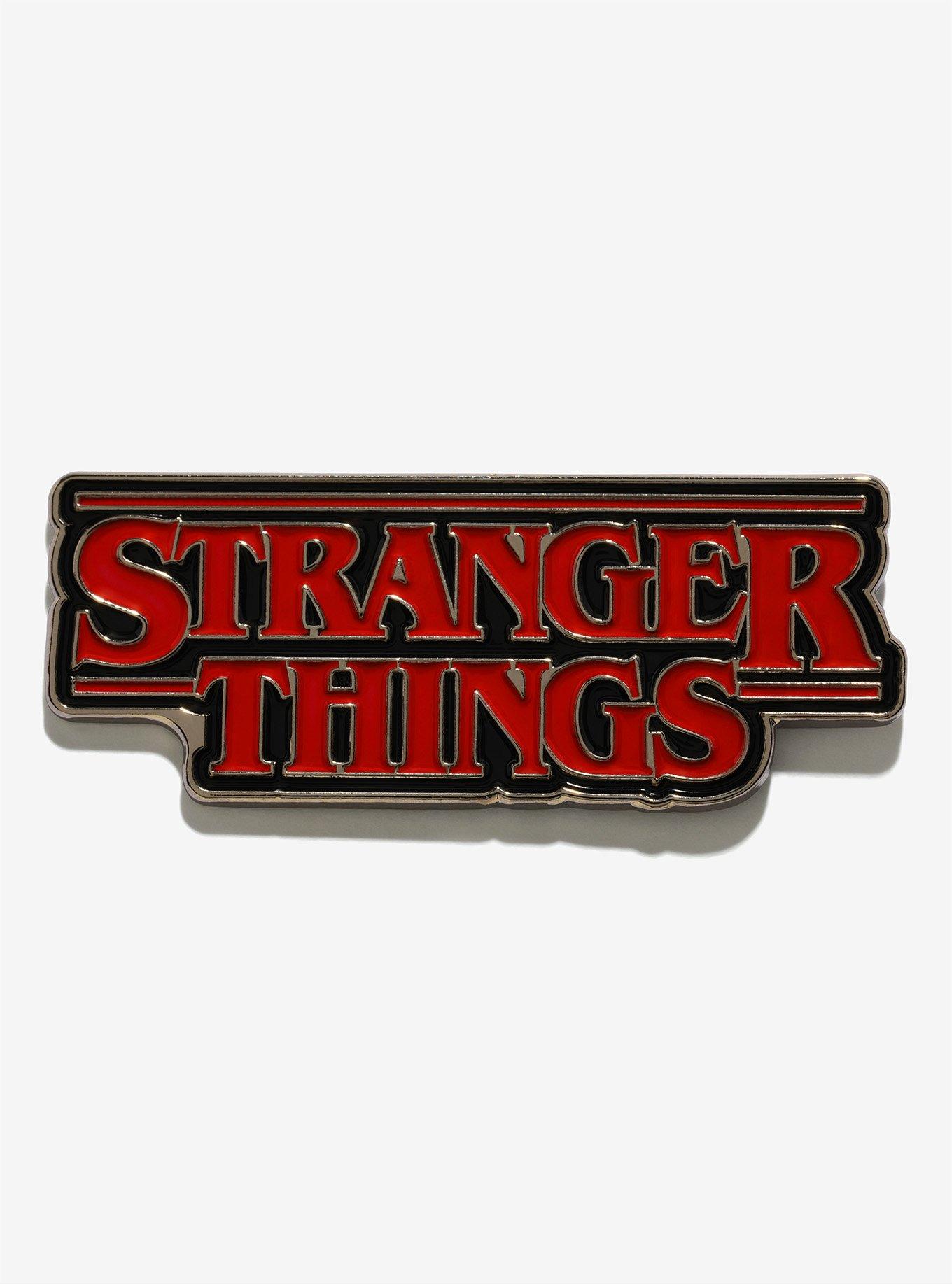 Stranger Things Logo Enamel Pin, , hi-res