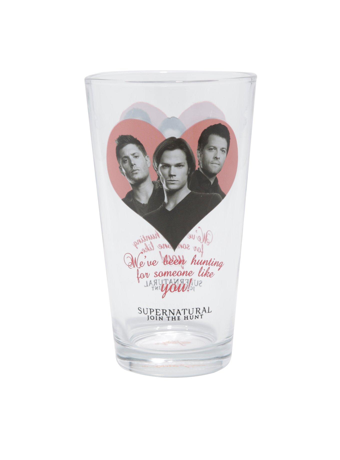 Supernatural Hunting Heart Pint Glass, , hi-res