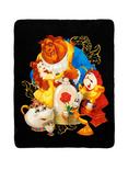 Disney Beauty And The Beast Characters Throw Blanket, , hi-res
