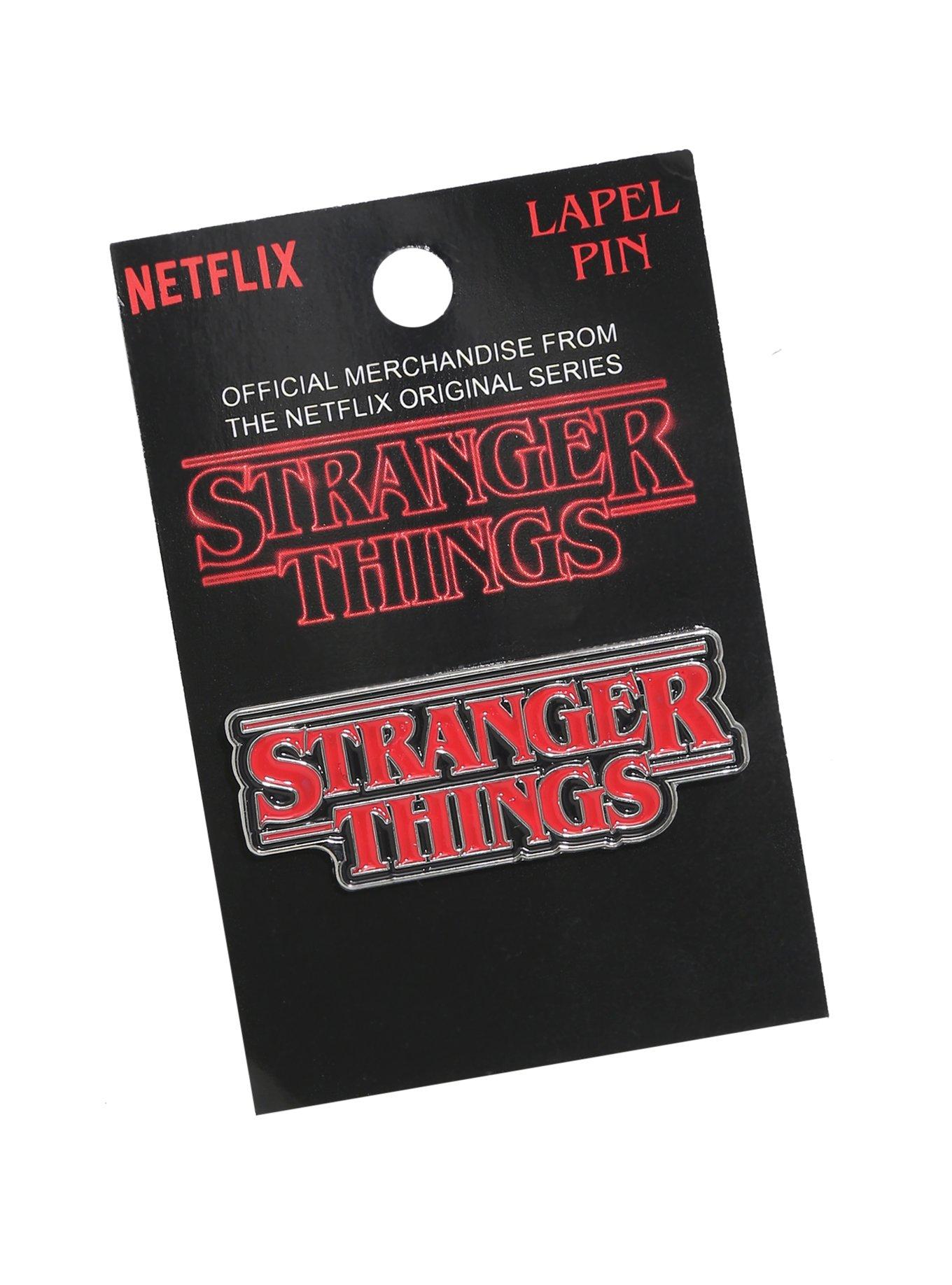 Stranger Things Logo Enamel Pin, , hi-res