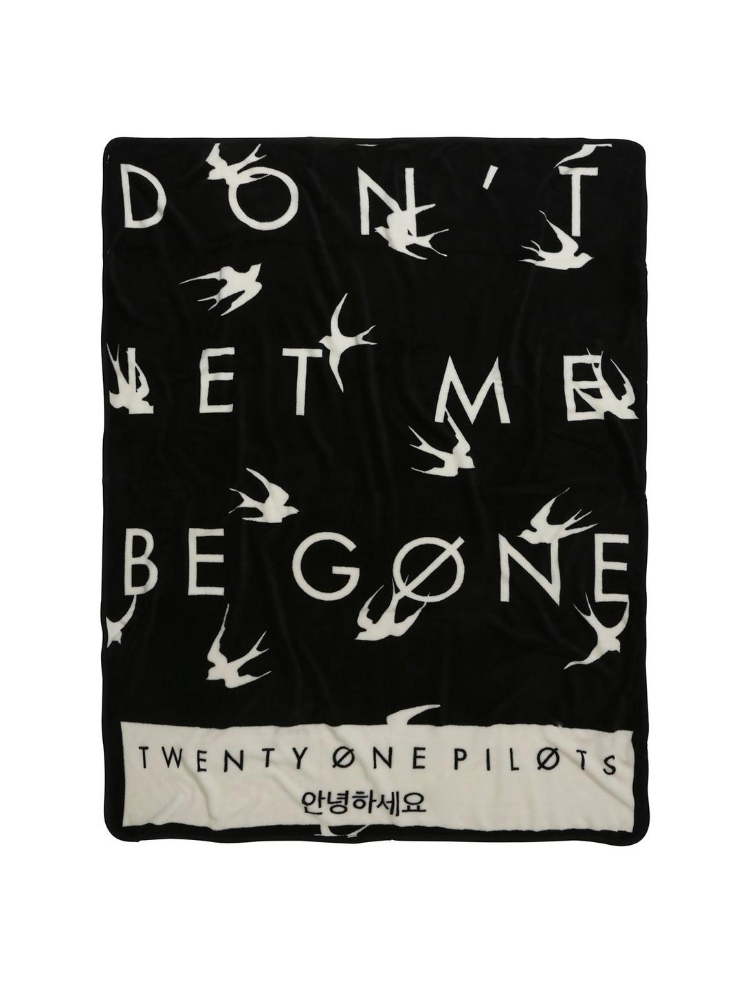 Twenty One Pilots Don't Let Me Be Gone Throw Blanket, , hi-res