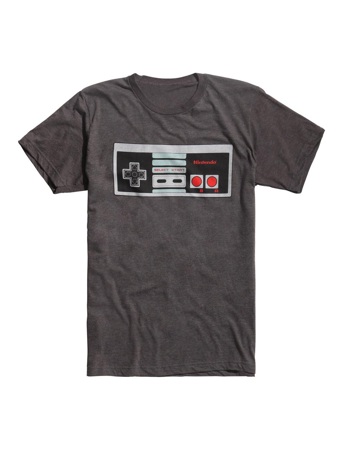 Nintendo NES Classic Controller T-Shirt, GREY, hi-res