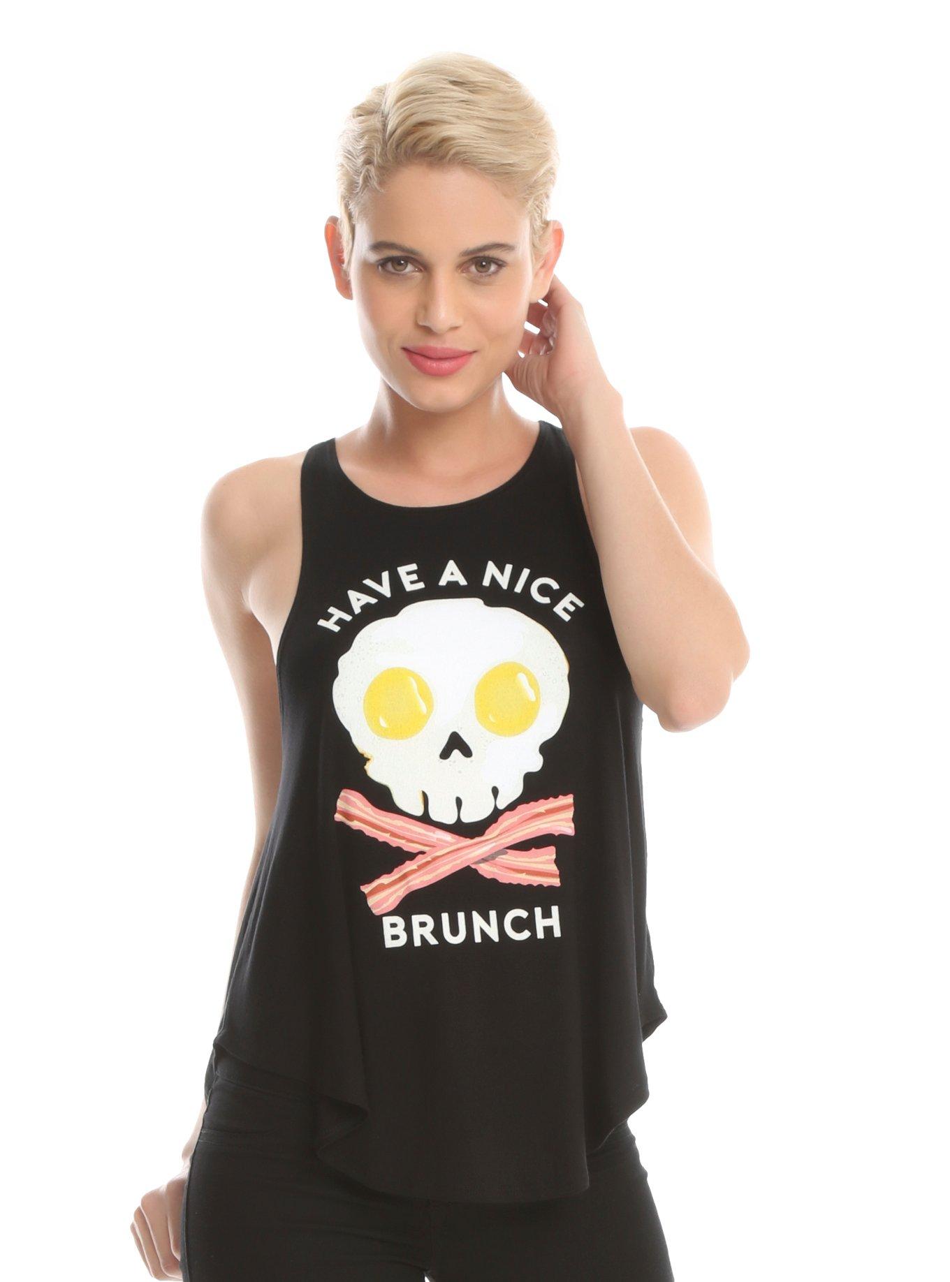 Have A Nice Brunch Girls Tank Top, BLACK, hi-res