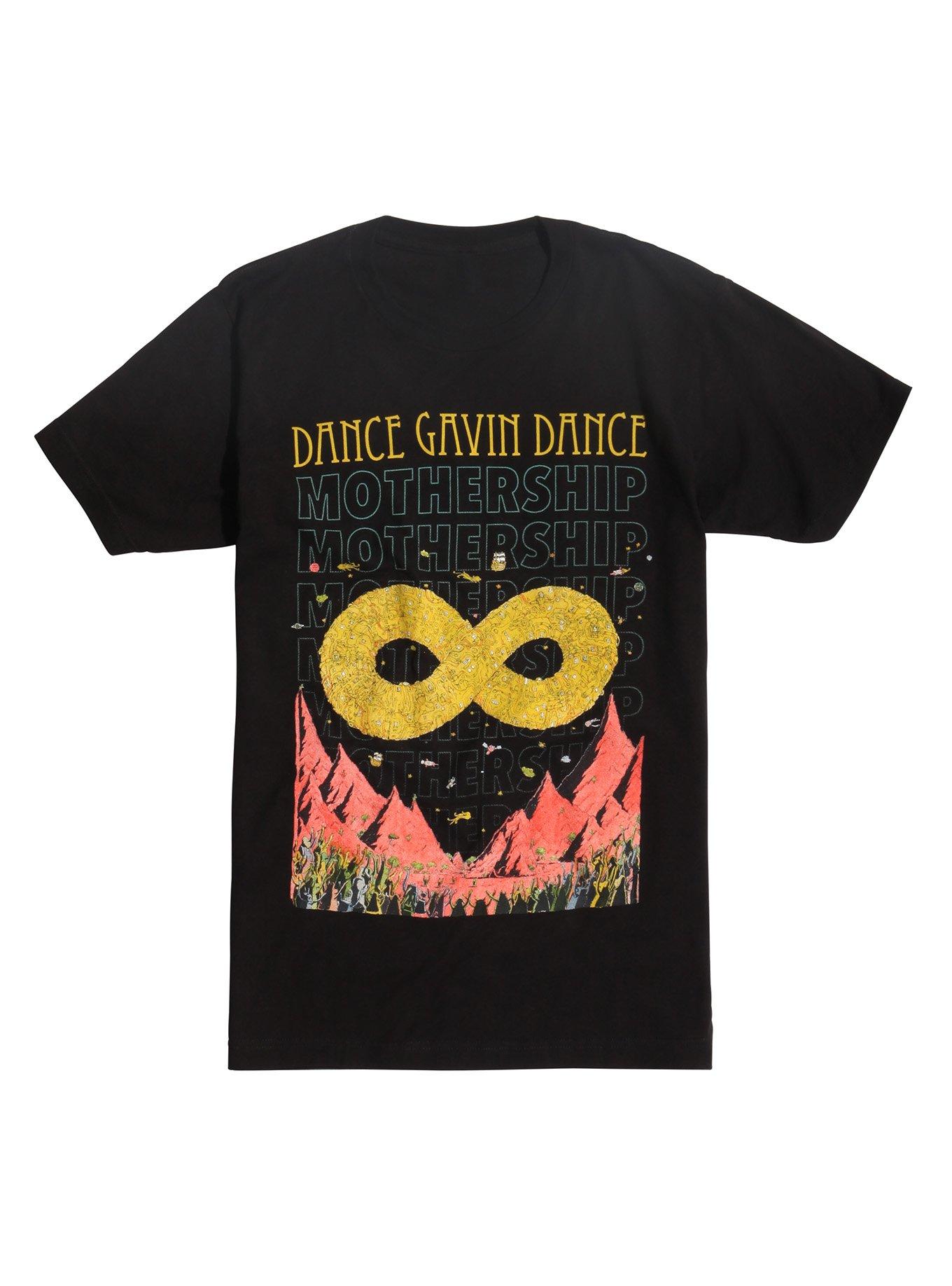 Dance Gavin Dance Mothership T-Shirt, BLACK, hi-res