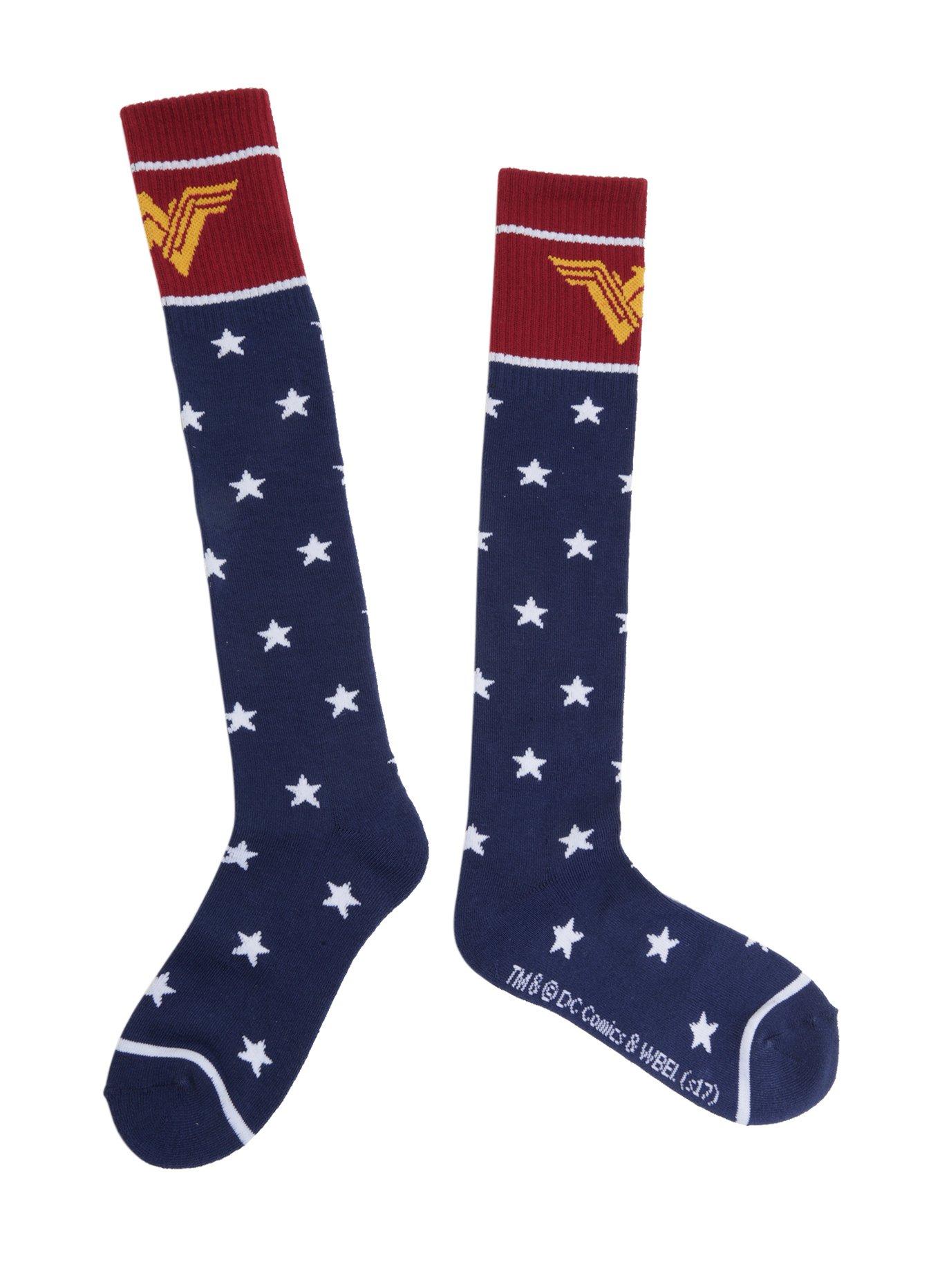 DC Comics Wonder Woman KneeHigh Socks Hot Topic