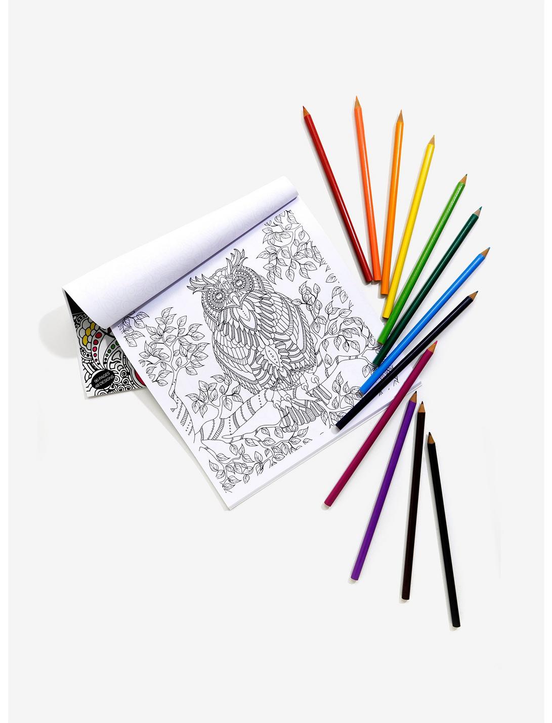 Color Therapy Anti-Stress Coloring Set, , hi-res