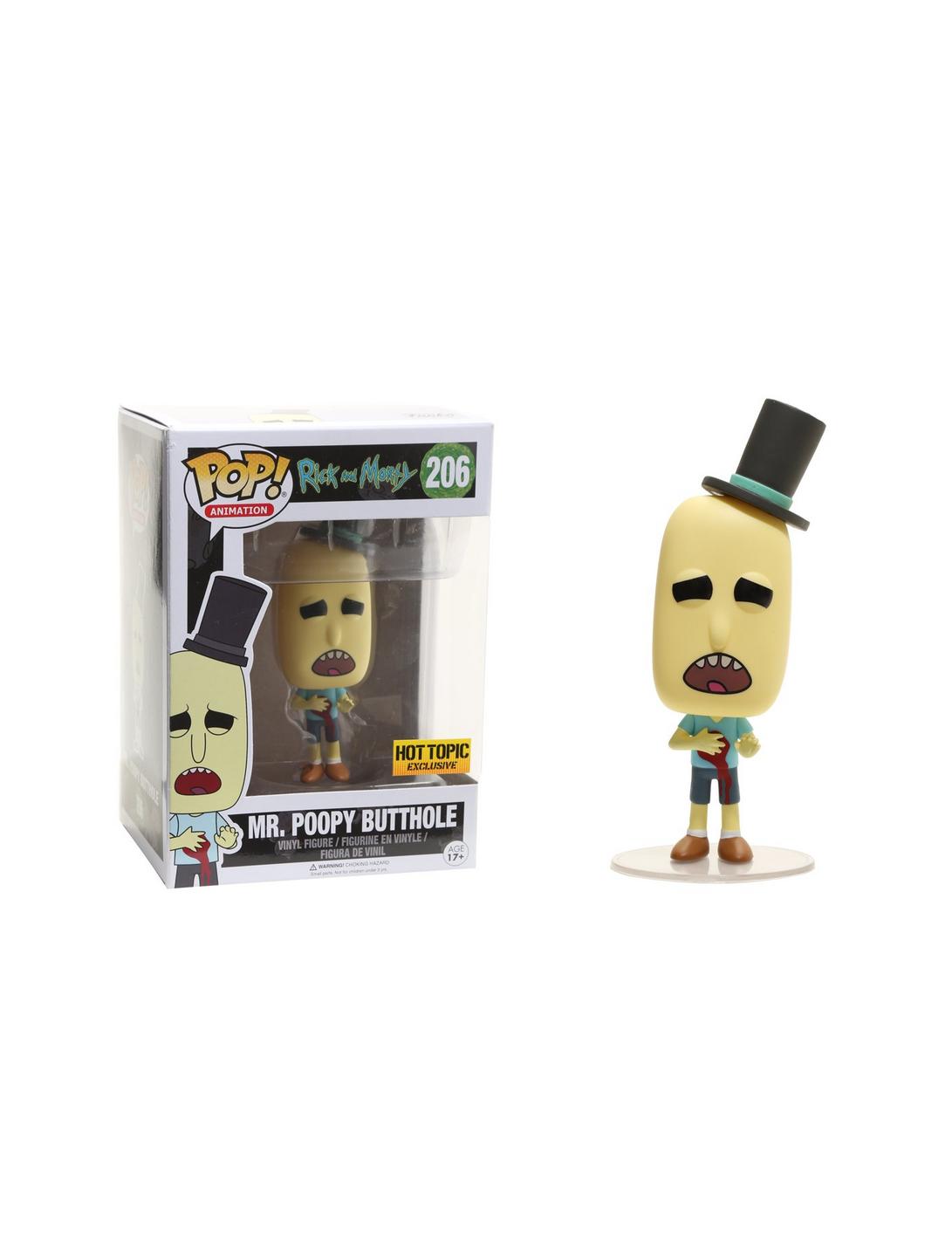 Funko Rick And Morty Pop! Animation Mr. Poopy Butthole Vinyl Figure Hot Topic Exclusive, , hi-res