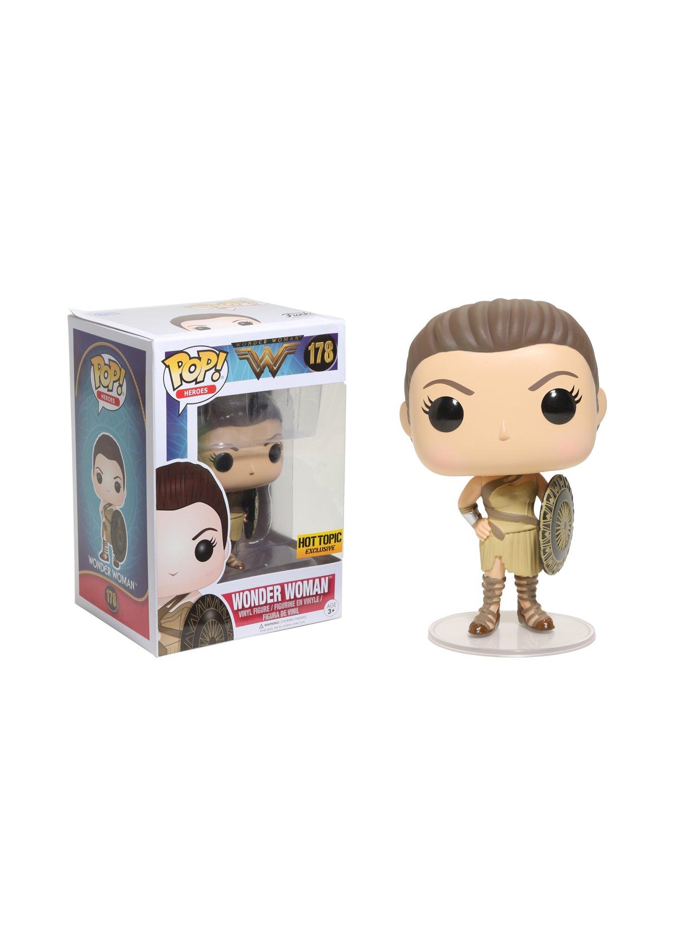 Funko DC Comics Wonder Woman Pop! Heroes Wonder Woman (Amazon) Vinyl Figure Hot Topic Exclusive, , hi-res