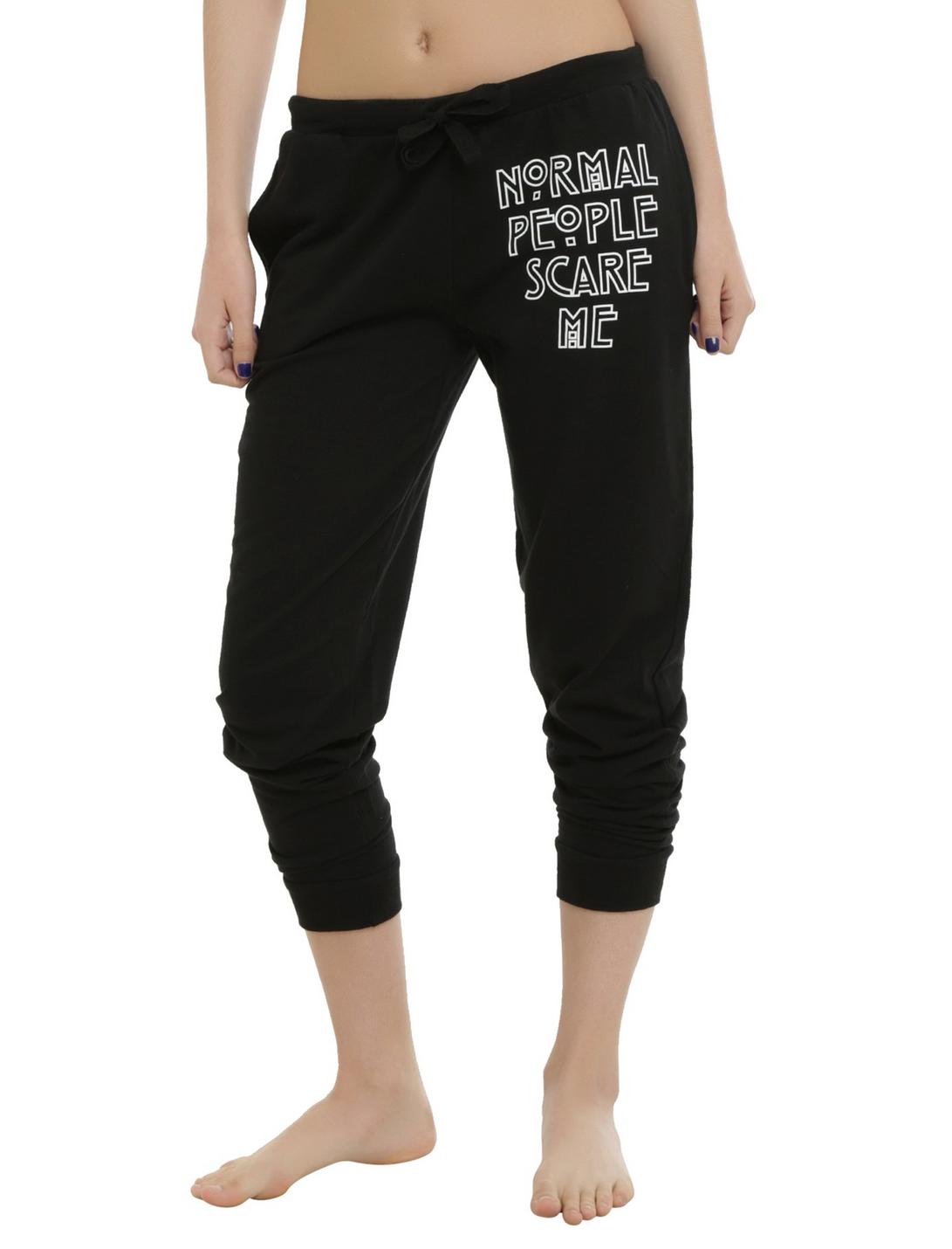 American Horror Story Normal People Scare Me Girls Jogger Pant, BLACK, hi-res