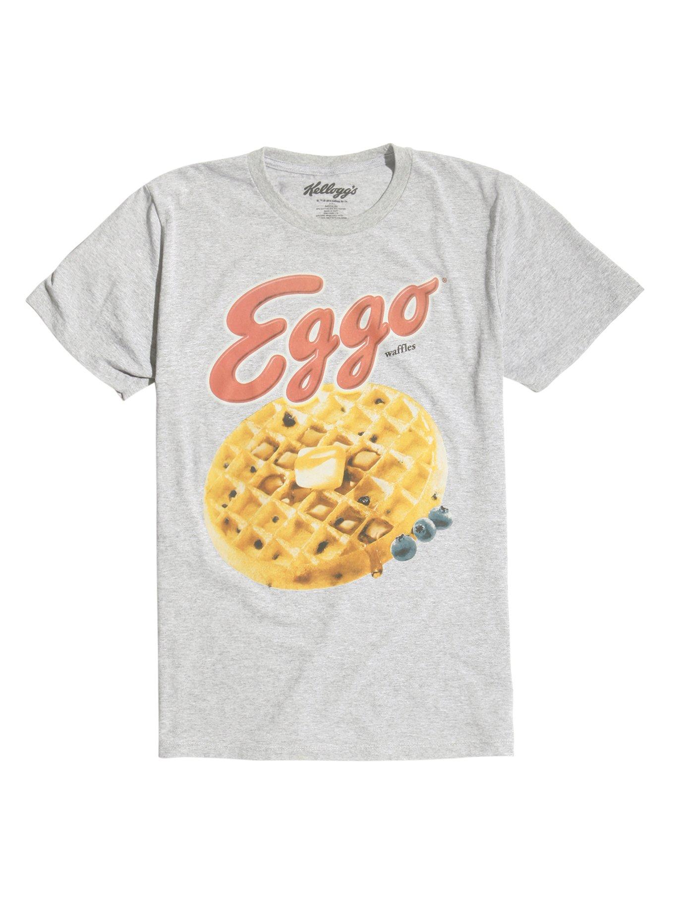 Eggo Waffle T-Shirt, GREY, hi-res