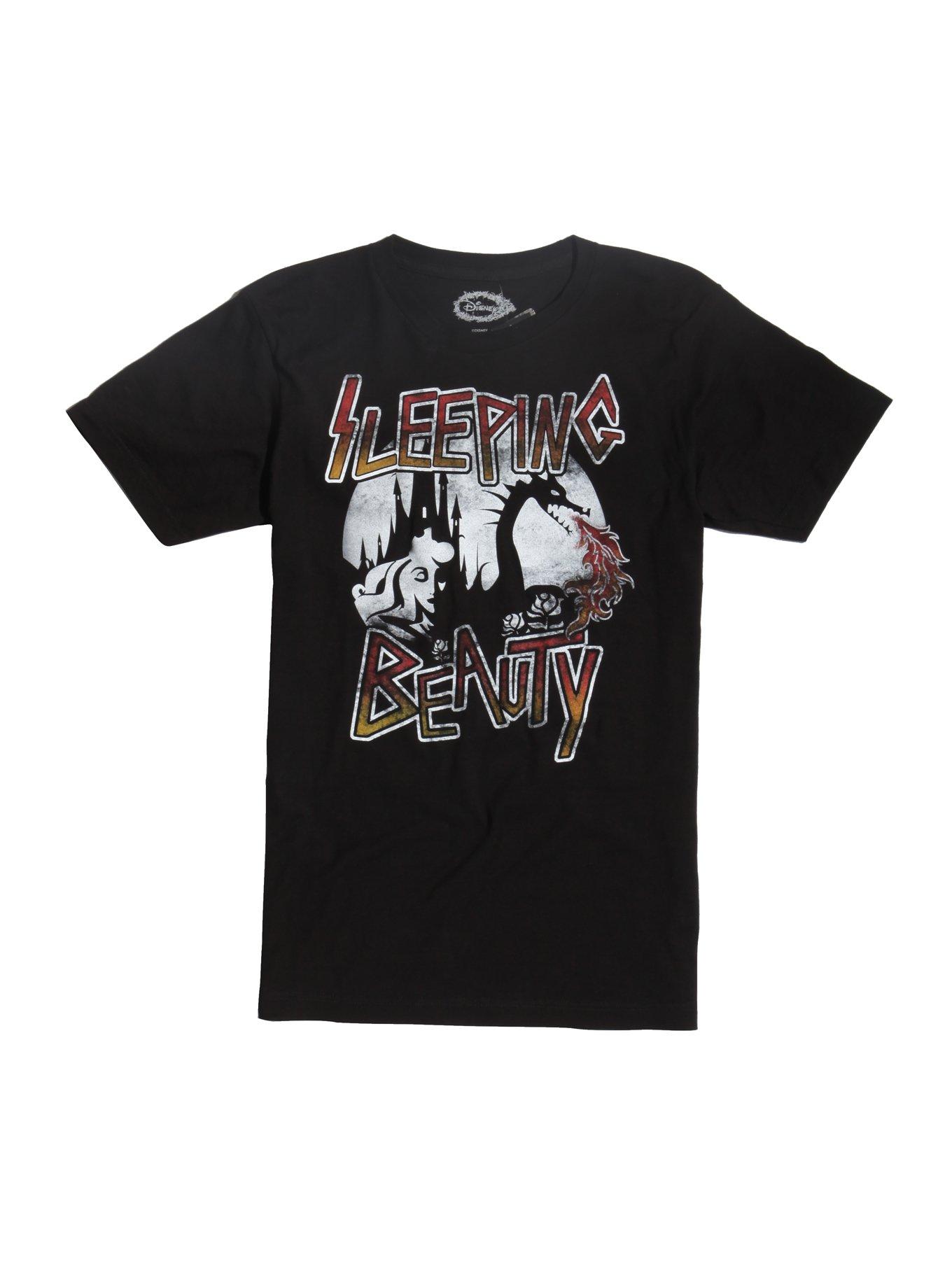 Disney Sleeping Beauty Metal T-Shirt, BLACK, hi-res