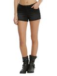 Blackheart Black Lace-Up Shorts, BLACK, hi-res