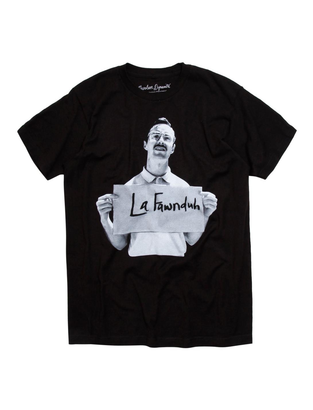 Napoleon Dynamite Kip LaFawnduh Sign T-Shirt, BLACK, hi-res