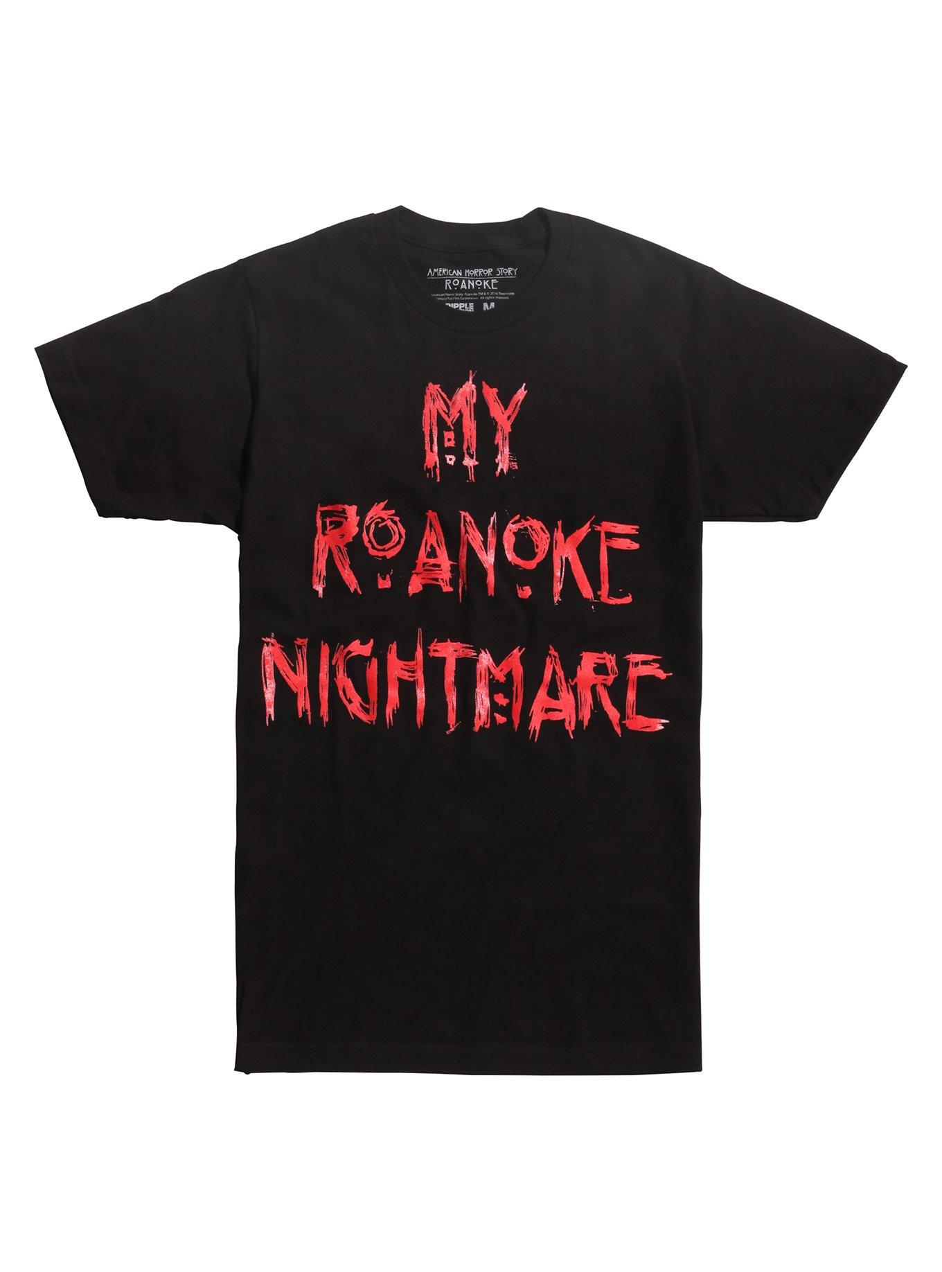 American Horror Story: Roanoke My Roanoke Nightmare Logo T-Shirt, BLACK, hi-res