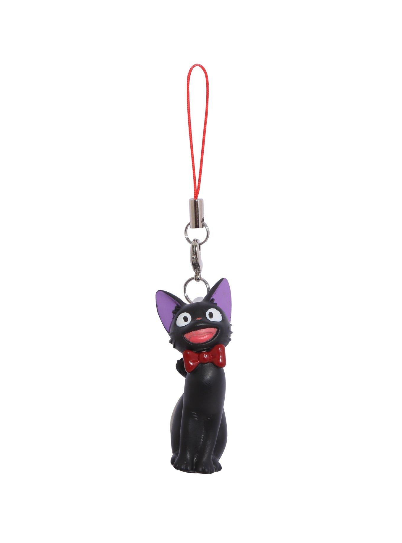 Studio Ghibli Kiki's Delivery Service Jiji Smiling Key Chain, , hi-res