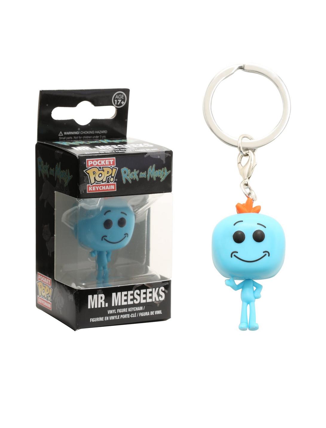 Funko Rick And Morty Pocket Pop! Mr. Meeseeks Key Chain, , hi-res
