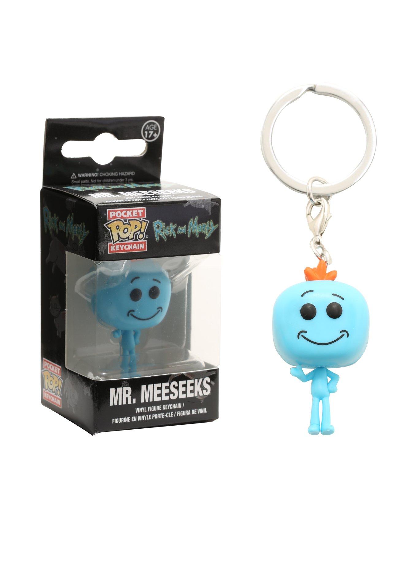 Funko Rick And Morty Pocket Pop! Mr. Meeseeks Key Chain, , hi-res