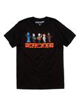 The Fifth Element Pixelated Characters T-Shirt, BLACK, hi-res
