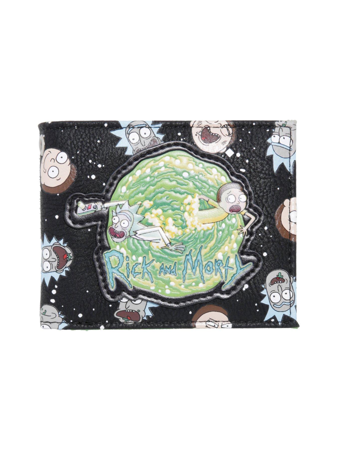 Rick And Morty Portal Bi-Fold Wallet, , hi-res