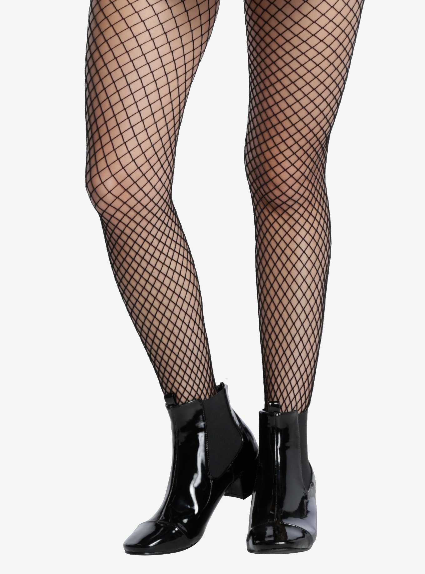 Glow in the Dark Fishnet Stockings - Aesthetic Clothes Shop