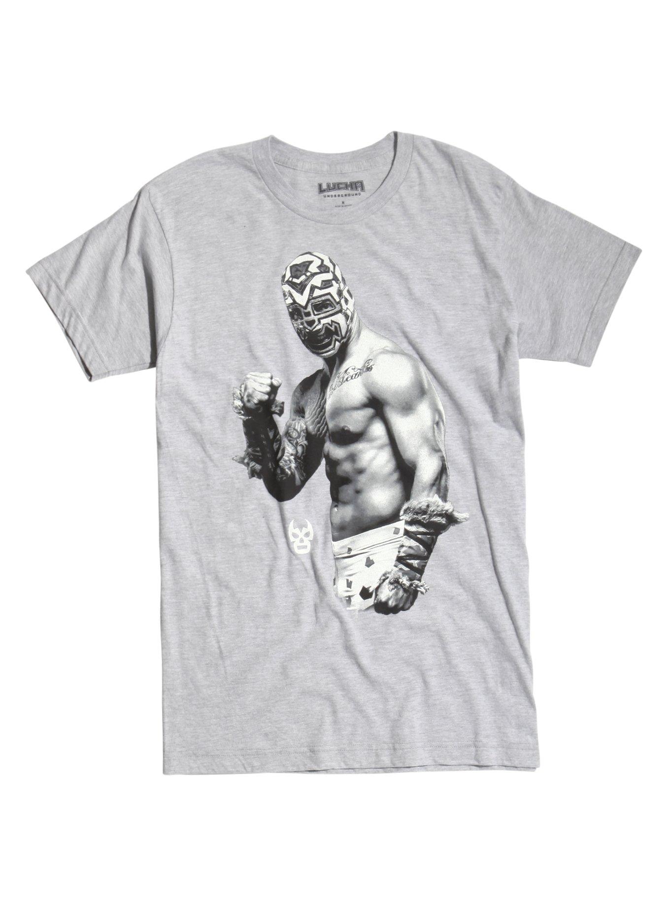 Lucha Underground Prince Puma T-Shirt, HEATHER GREY, hi-res