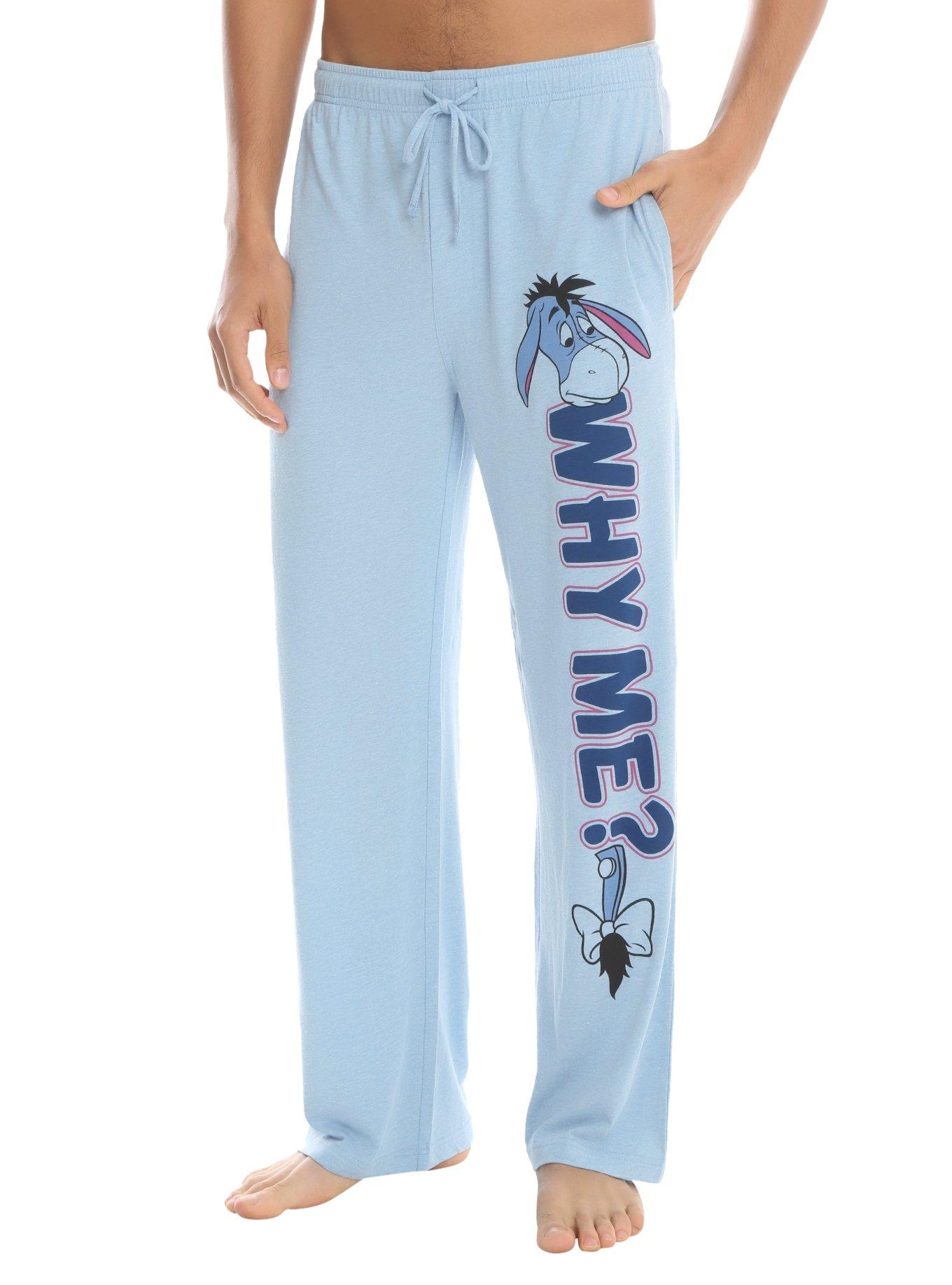 Disney Winnie The Pooh Eeyore Guys Pajama Pants, BLUE, hi-res