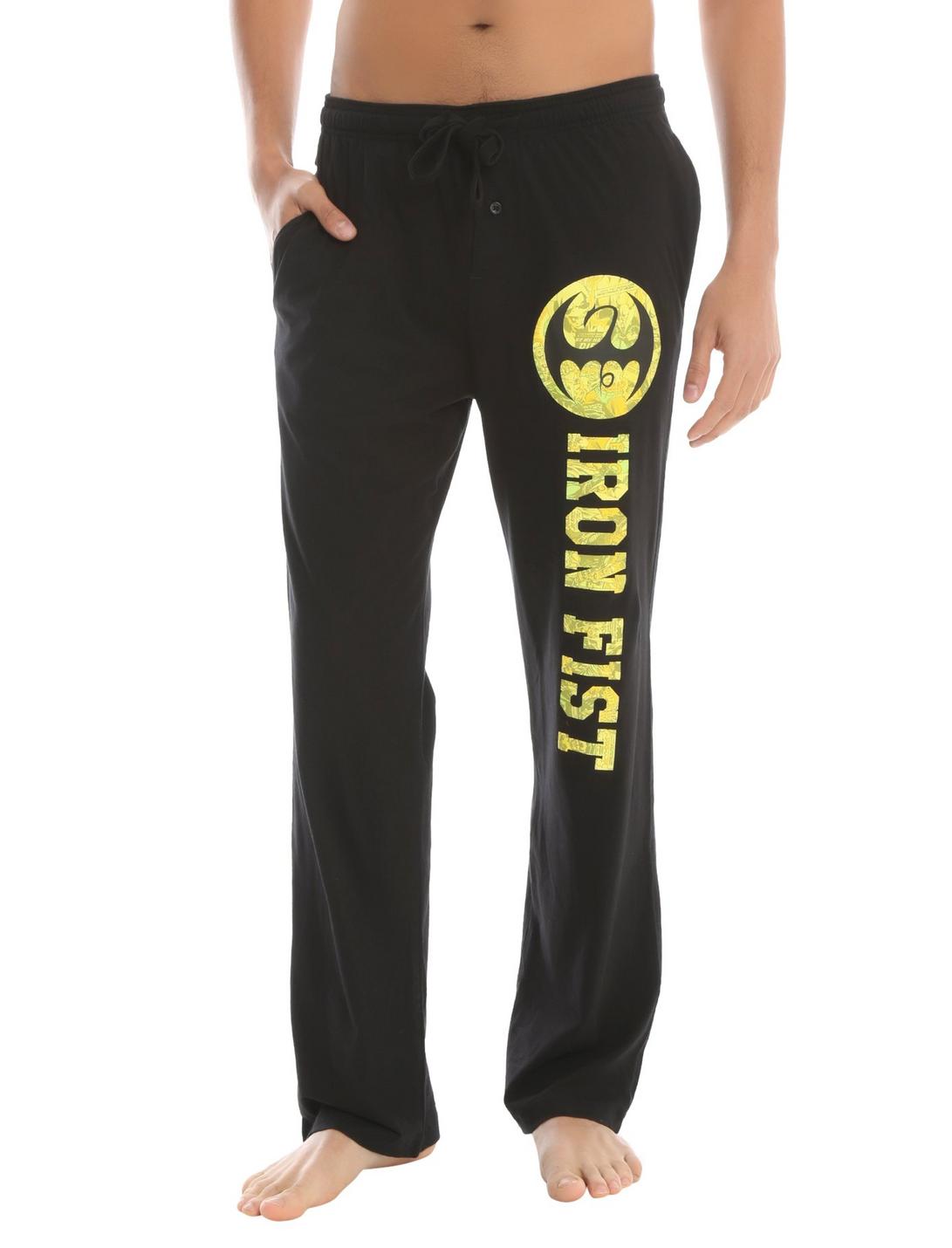 Marvel Iron Fist Guys Pajama Pants, BLACK, hi-res