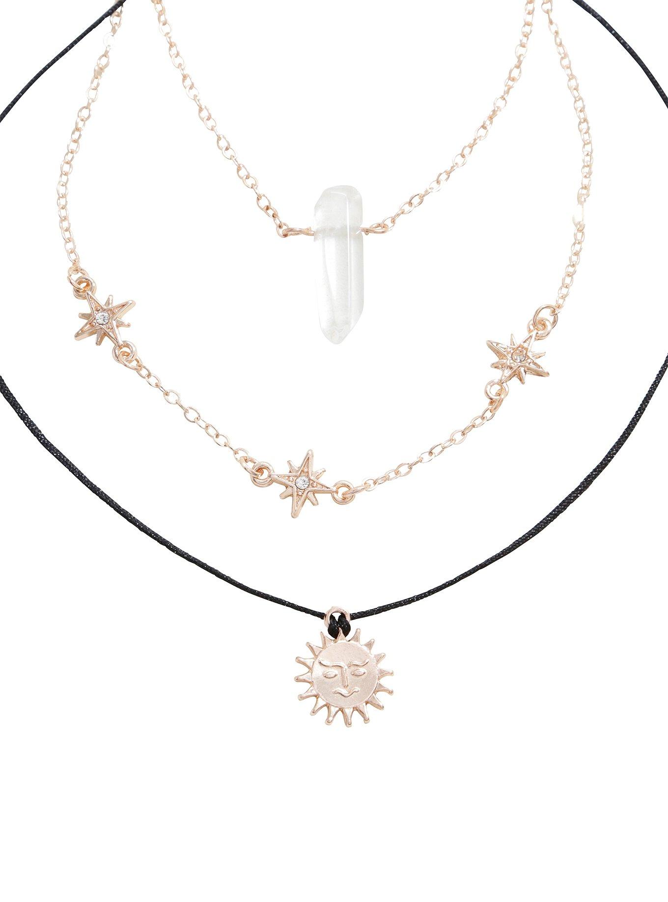 Blackheart Star & Moons Choker Set, , hi-res