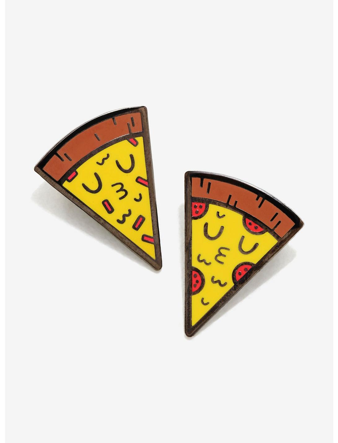 Pizza Slice Enamel Pin Set, , hi-res