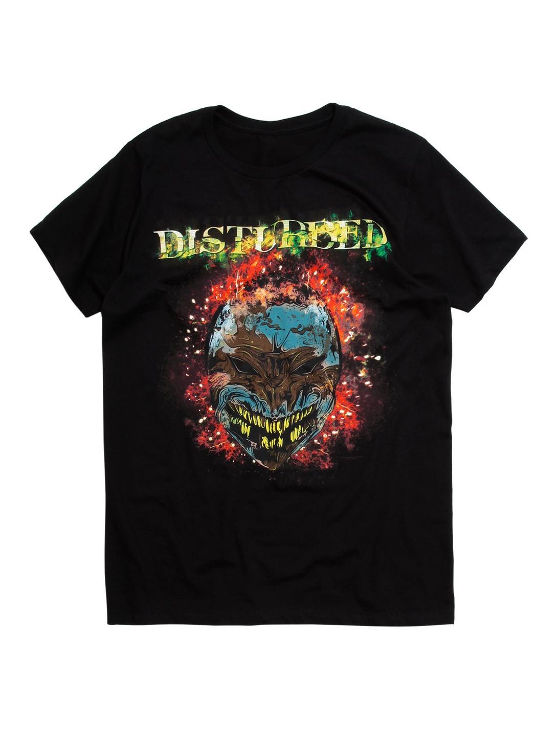Disturbed Planet Guy T-Shirt, BLACK, hi-res