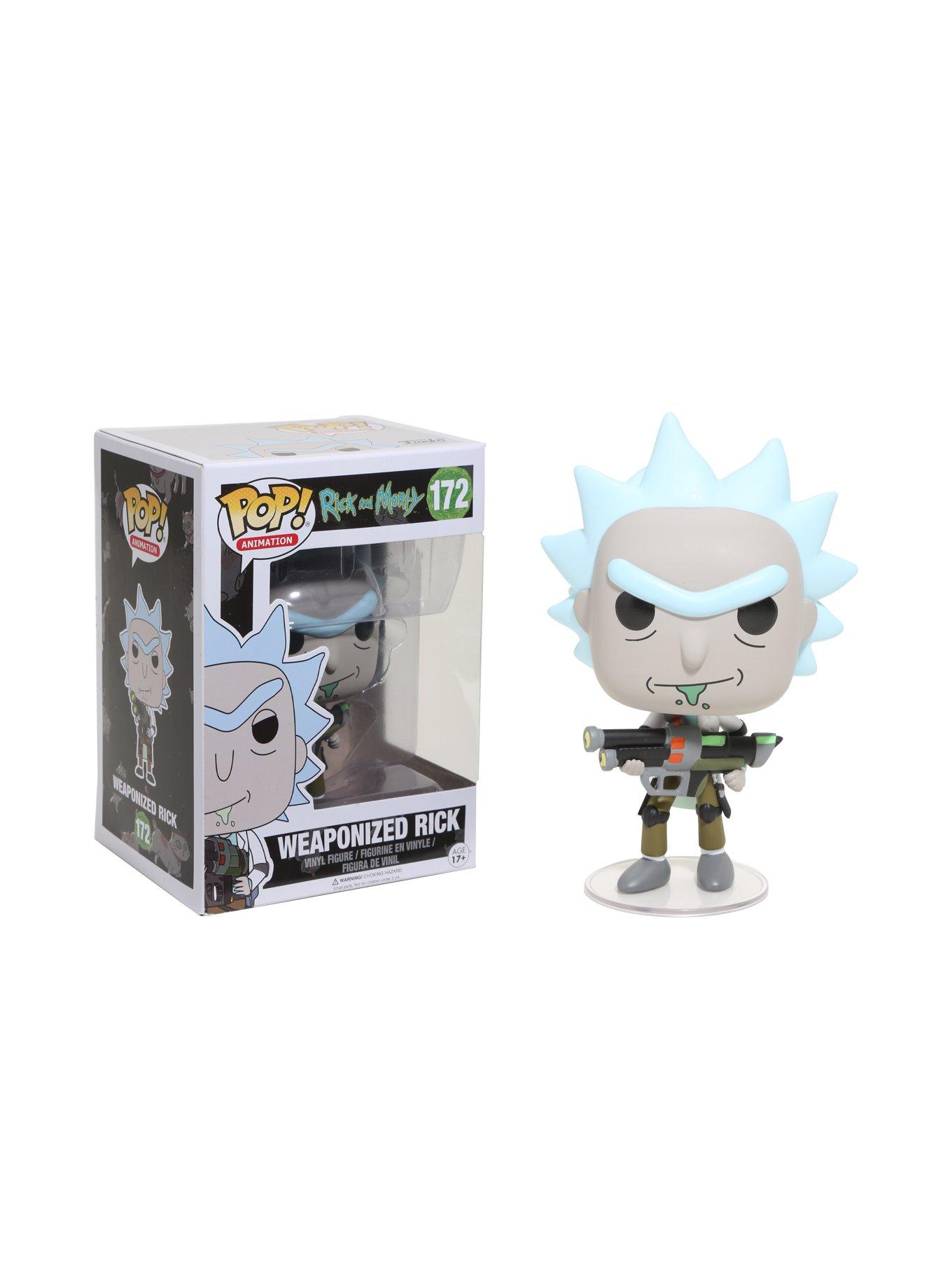 Funko Rick And Morty Pop! Animation Weaponized Rick Vinyl Figure, , hi-res