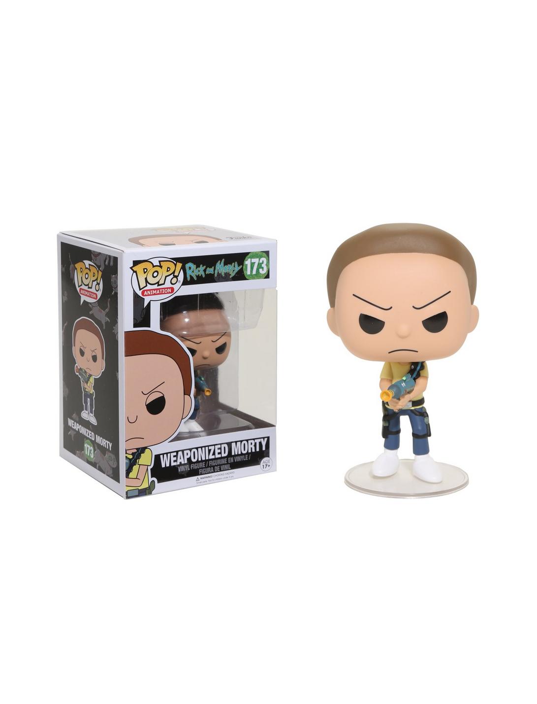 Funko Rick And Morty Pop! Animation Weaponized Morty Vinyl Figure, , hi-res