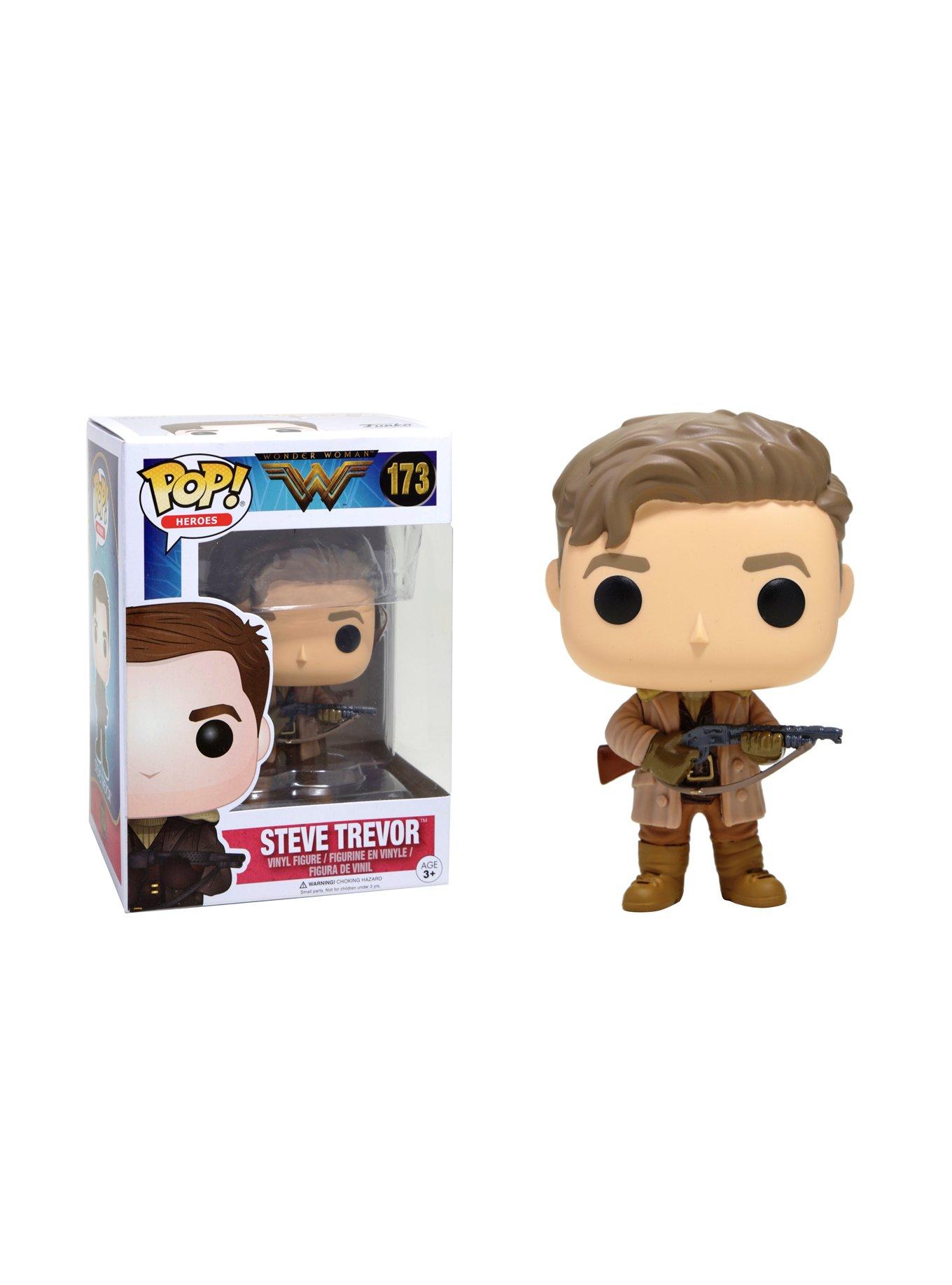 Funko DC Comics Wonder Woman Pop! Heroes Steve Trevor Vinyl Figure, , hi-res