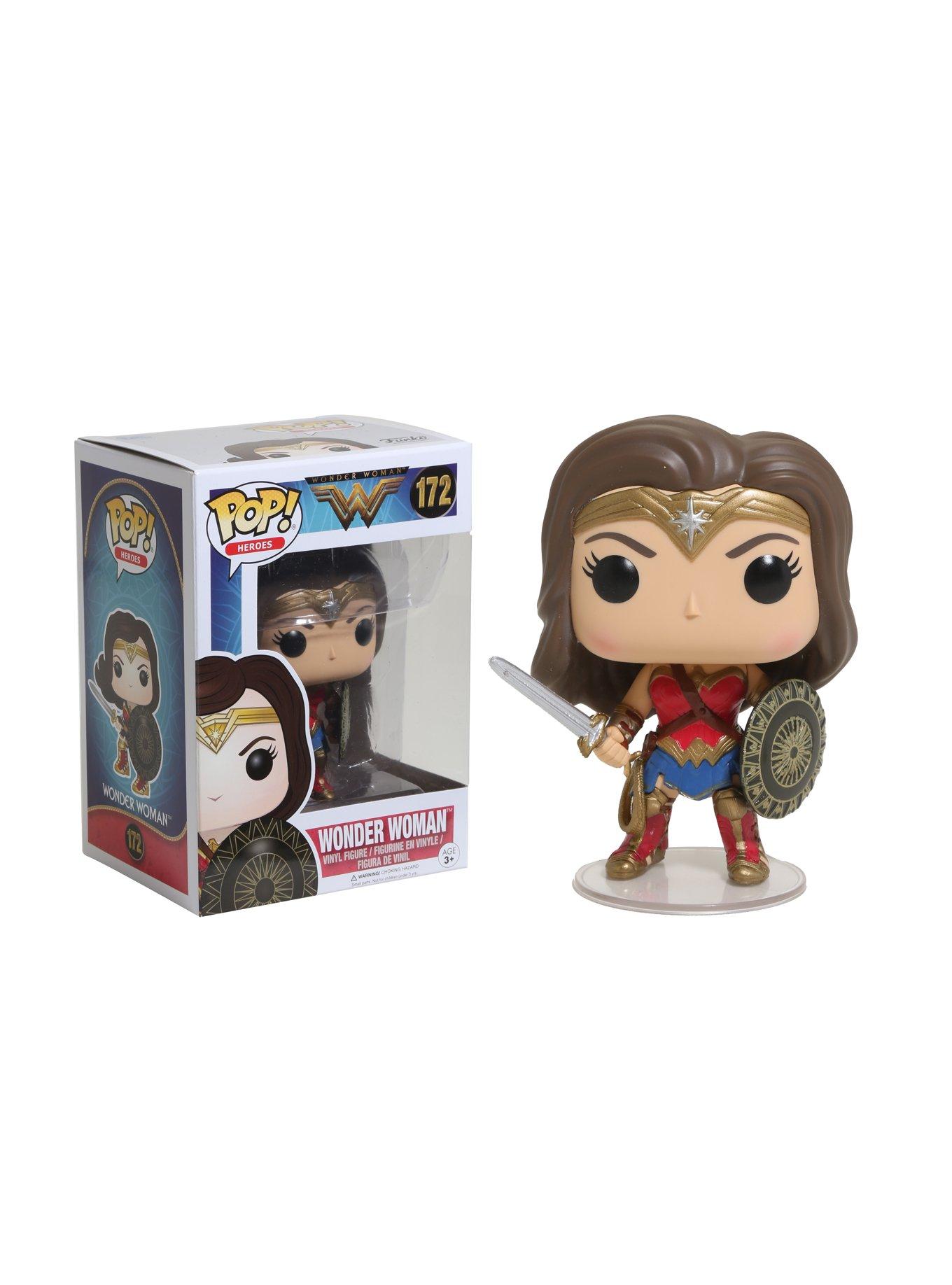 DC Comics Wonder Woman Pop! Heroes Wonder Woman Vinyl Figure, , hi-res