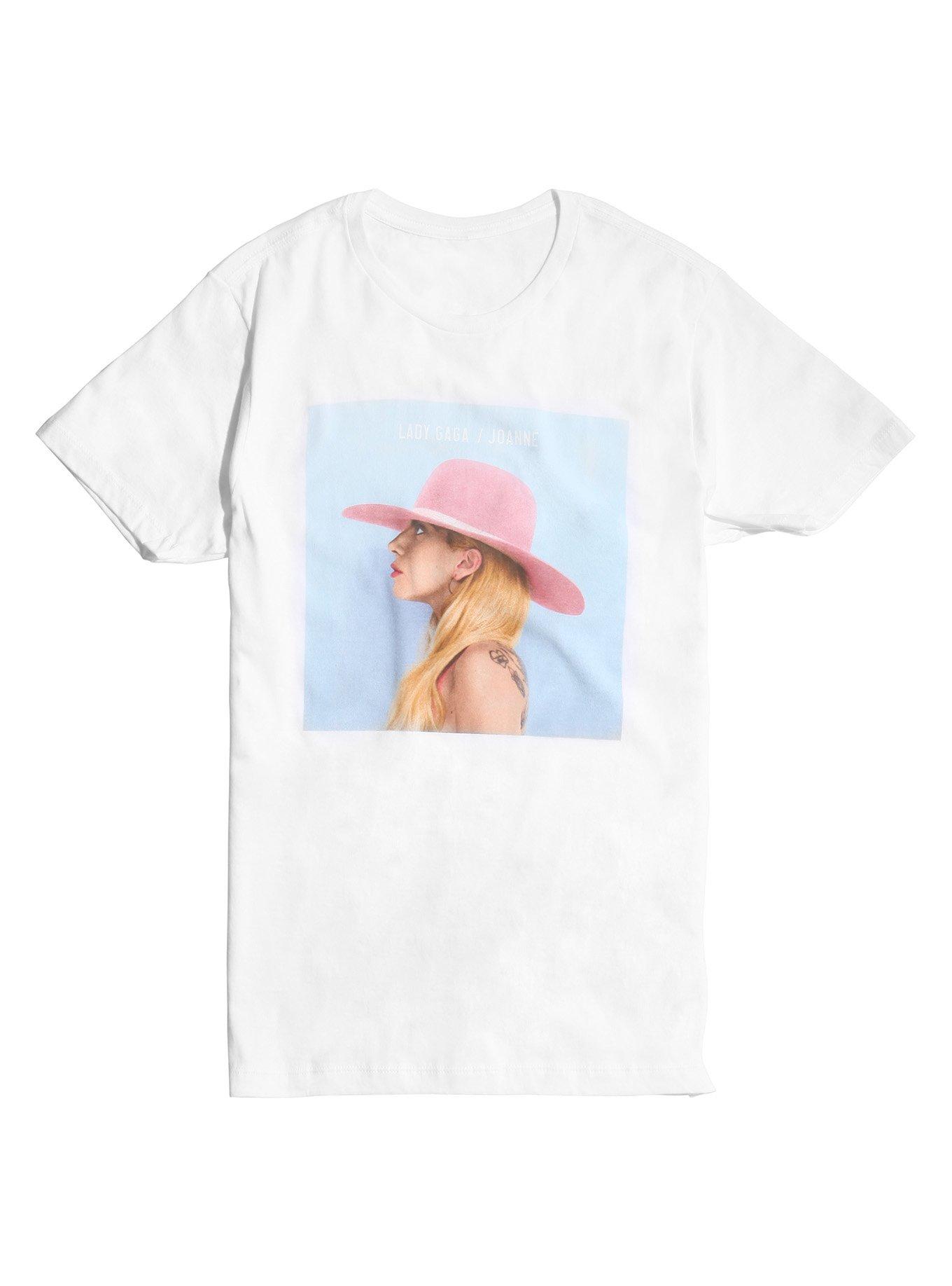 Lady Gaga Joanne Album Cover T-Shirt, WHITE, hi-res