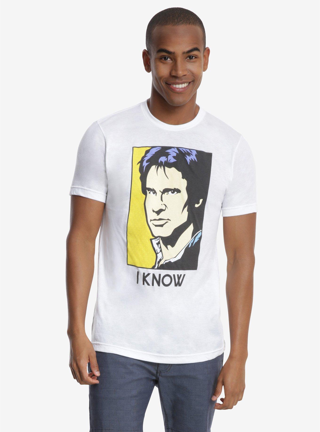 Star Wars Han Solo I Know T-Shirt, WHITE, hi-res