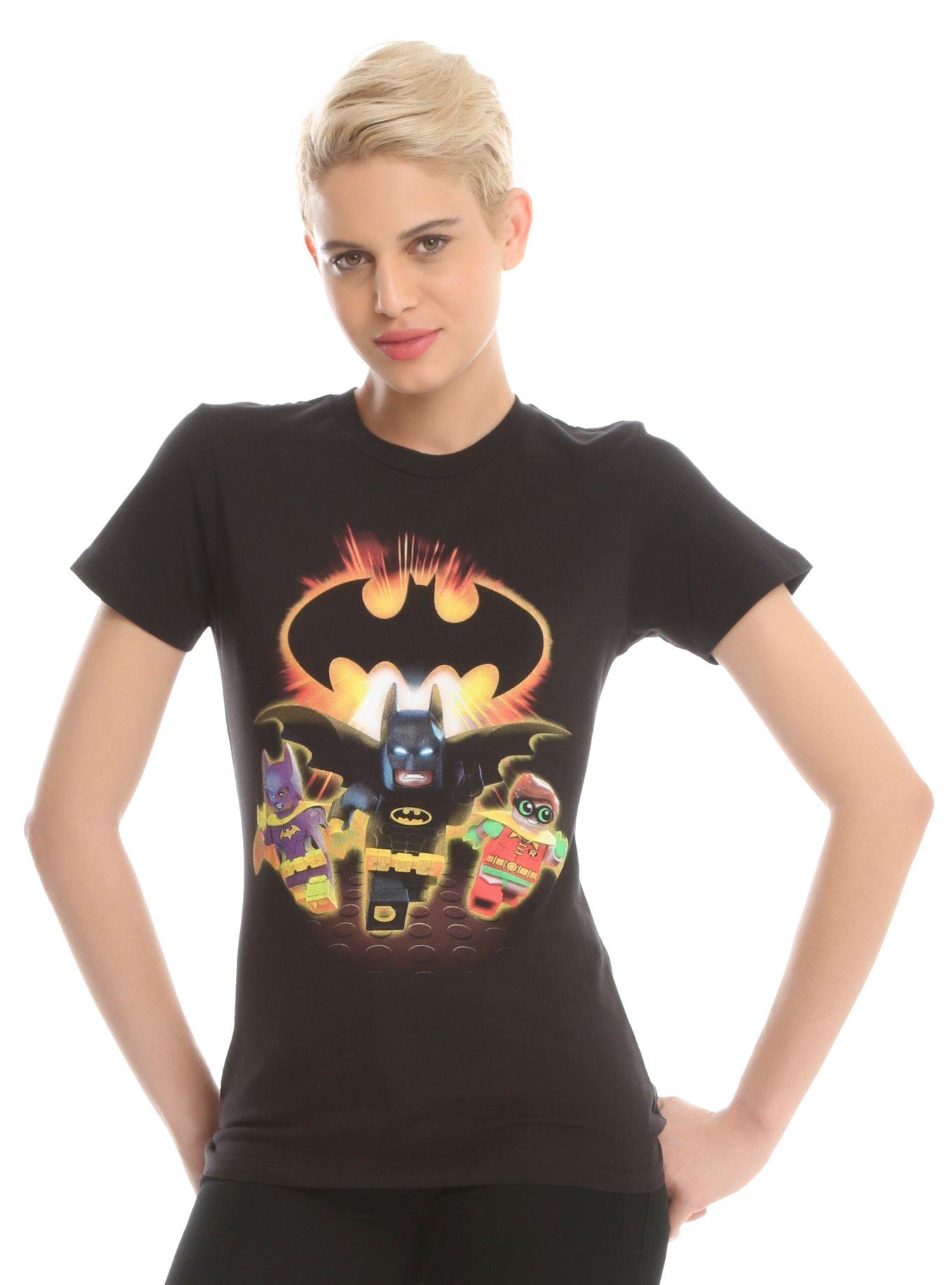 The LEGO Batman Movie Trio Girls T-Shirt, BLACK, hi-res