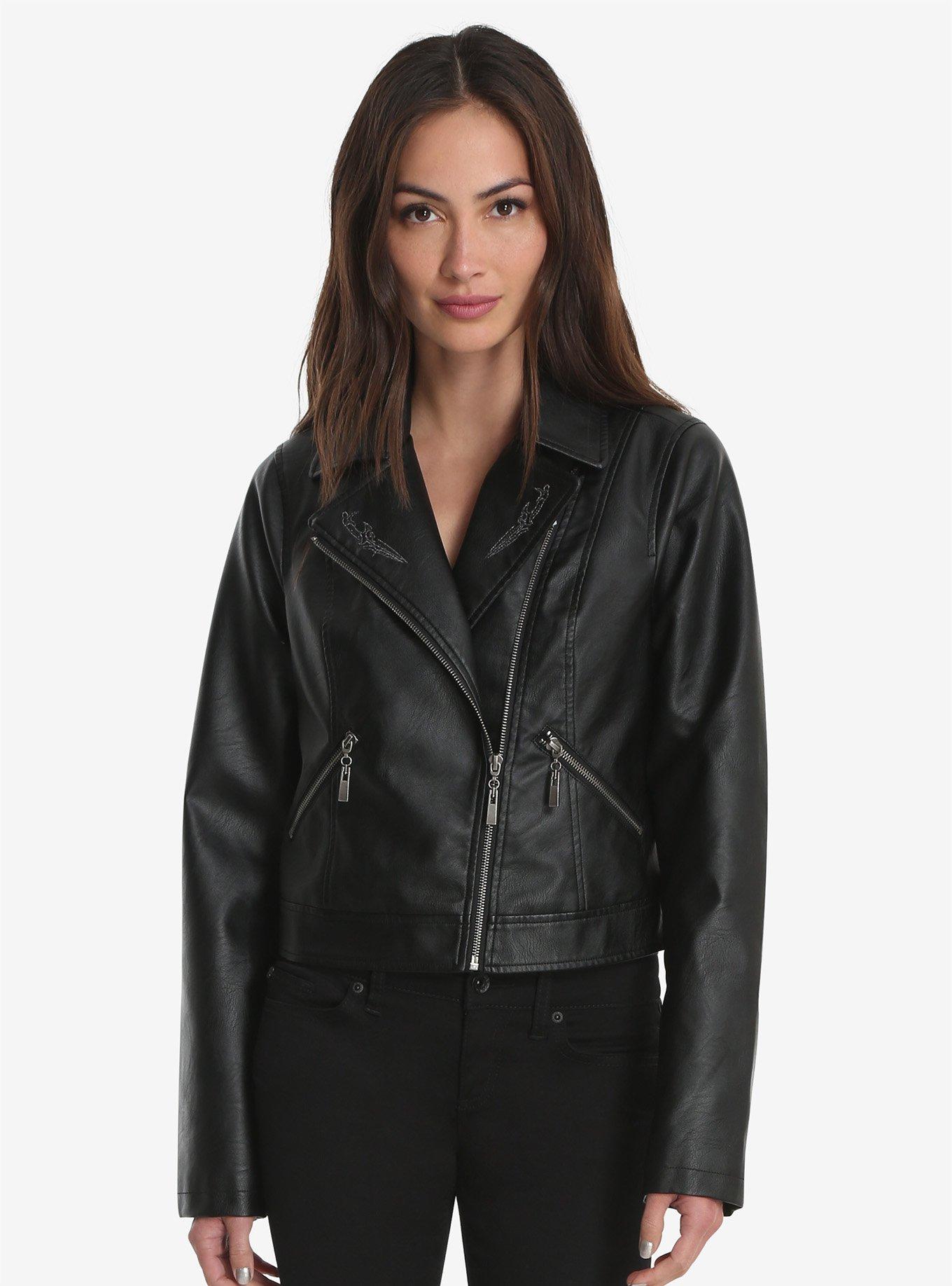 Buffy The Vampire Slayer Faith Motorcycle Jacket, BLACK, hi-res