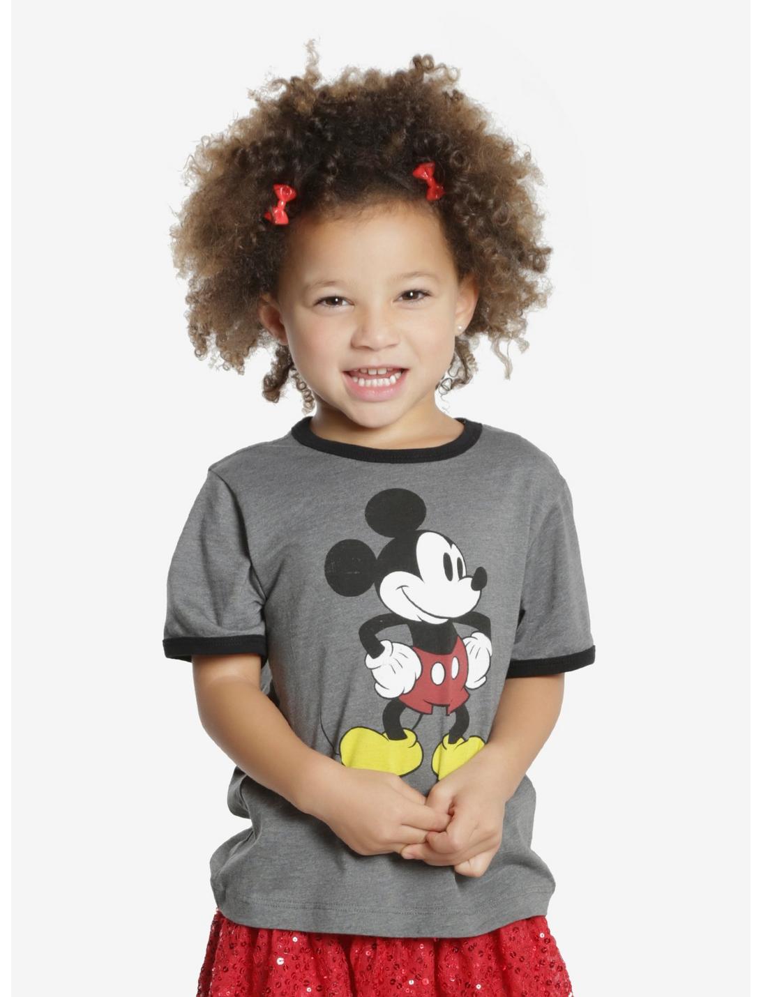 Disney Mickey Mouse Classic Ringer Toddler Tee, CHARCOAL, hi-res