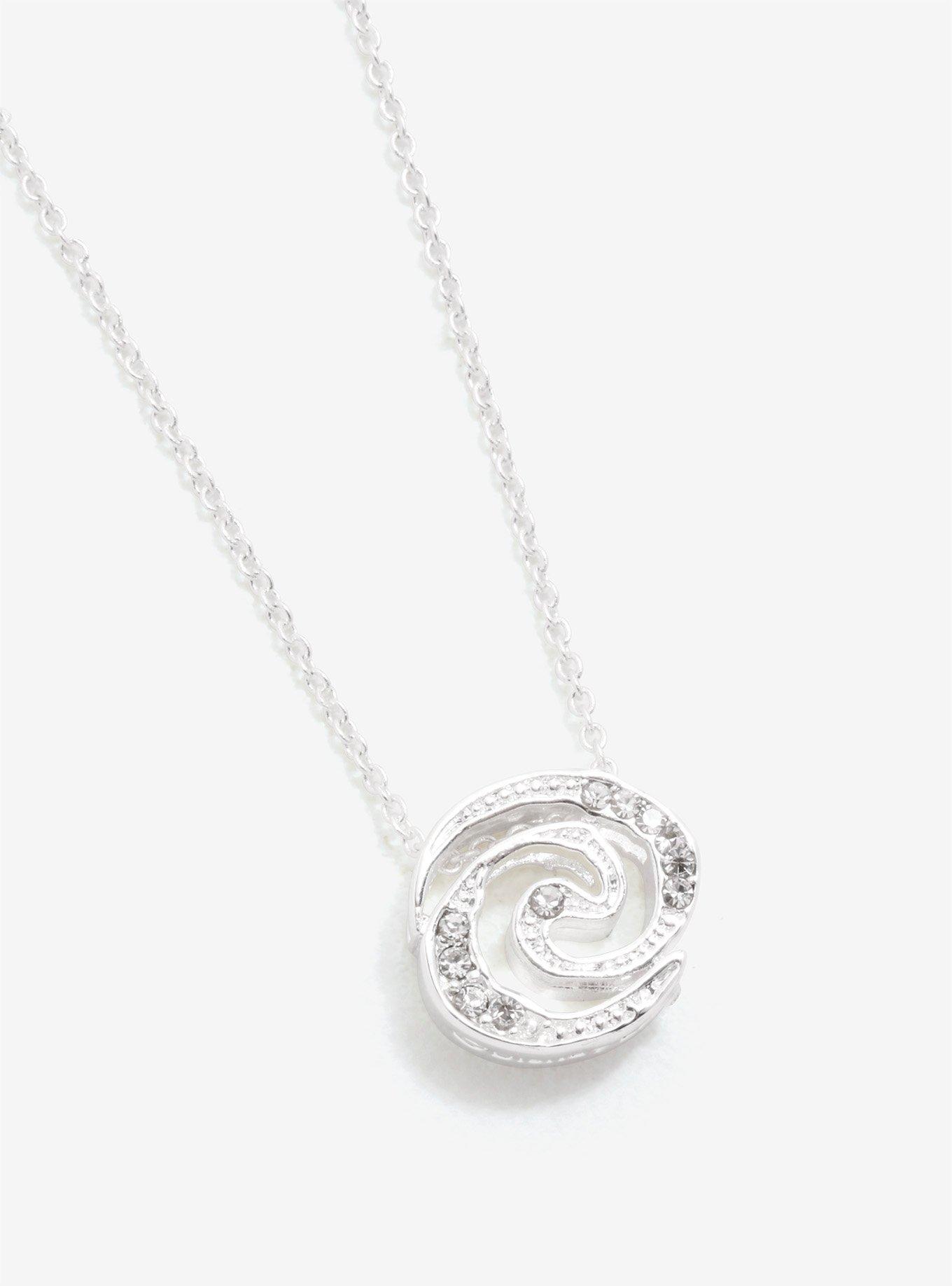 Disney Moana Crystal Wave Necklace, , hi-res