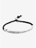The Nightmare Before Christmas Thick Cord Bracelet, , hi-res