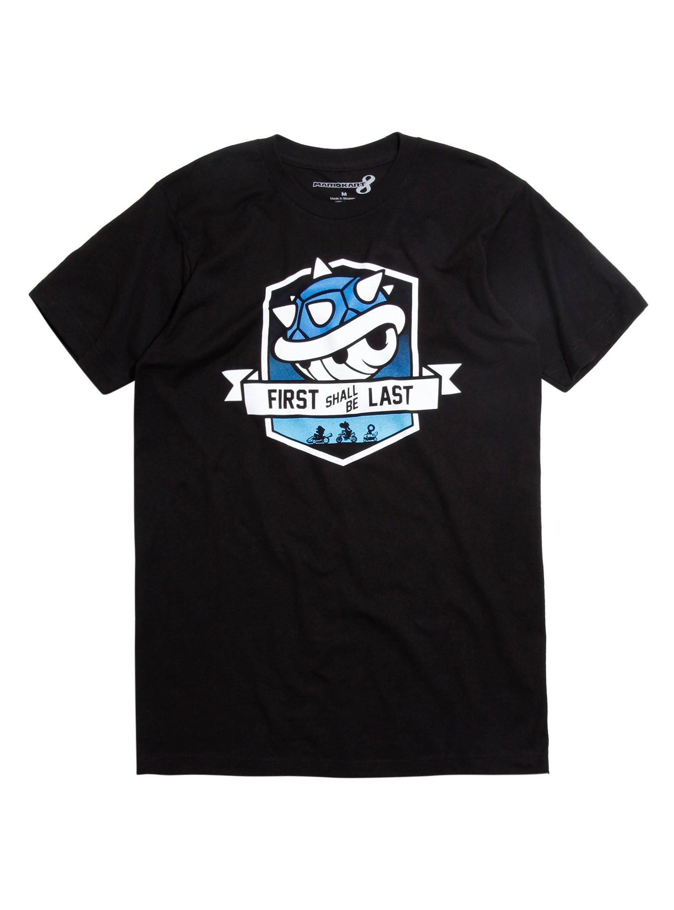 Mario Kart Race First Shall Be Last T-Shirt, BLACK, hi-res