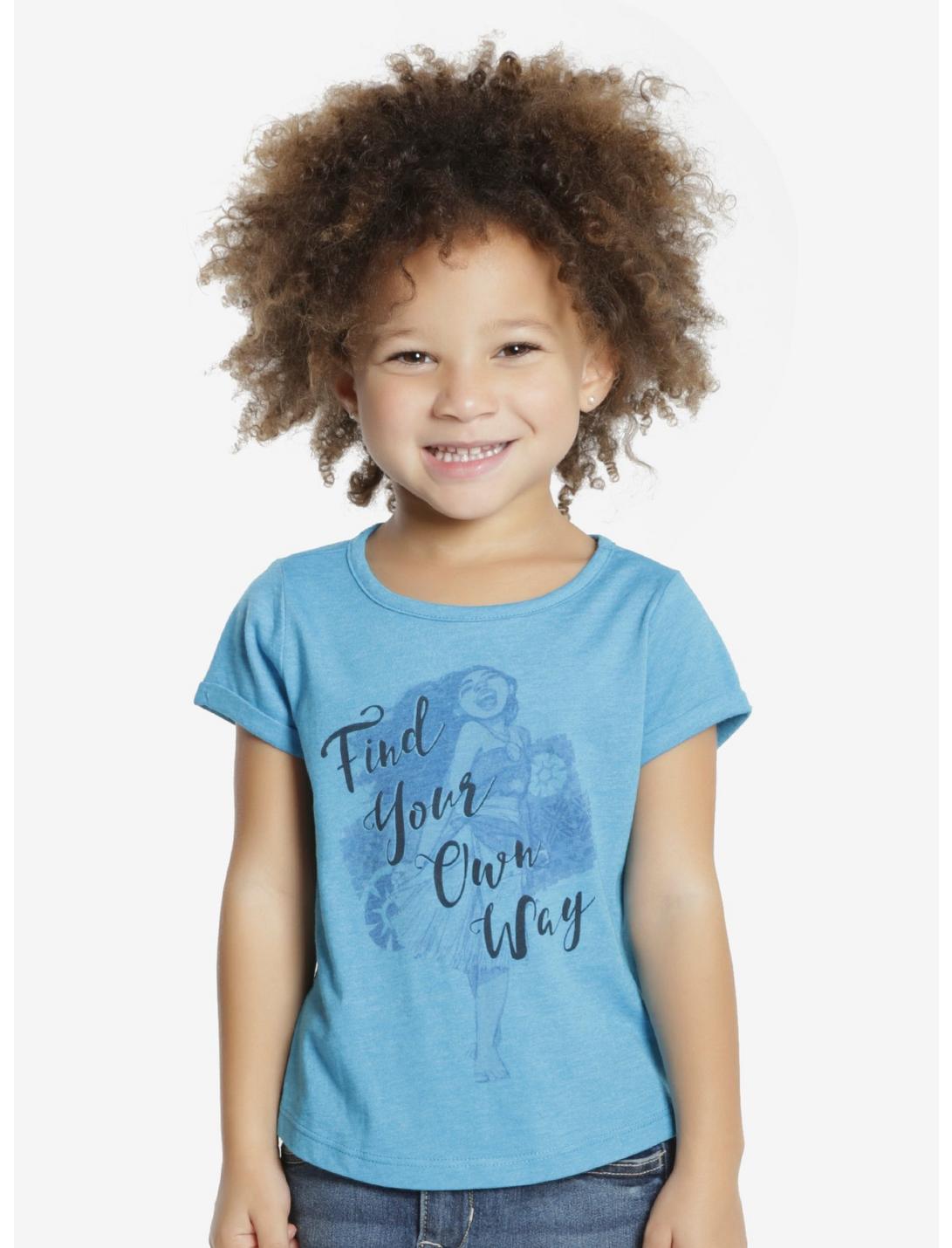 Disney Moana Find Your Own Way Toddler Tee, BLUE, hi-res