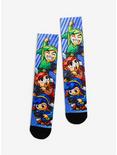 Nintendo The Legend Of Zelda TriForce Heroes Sublimated Crew Socks, , hi-res