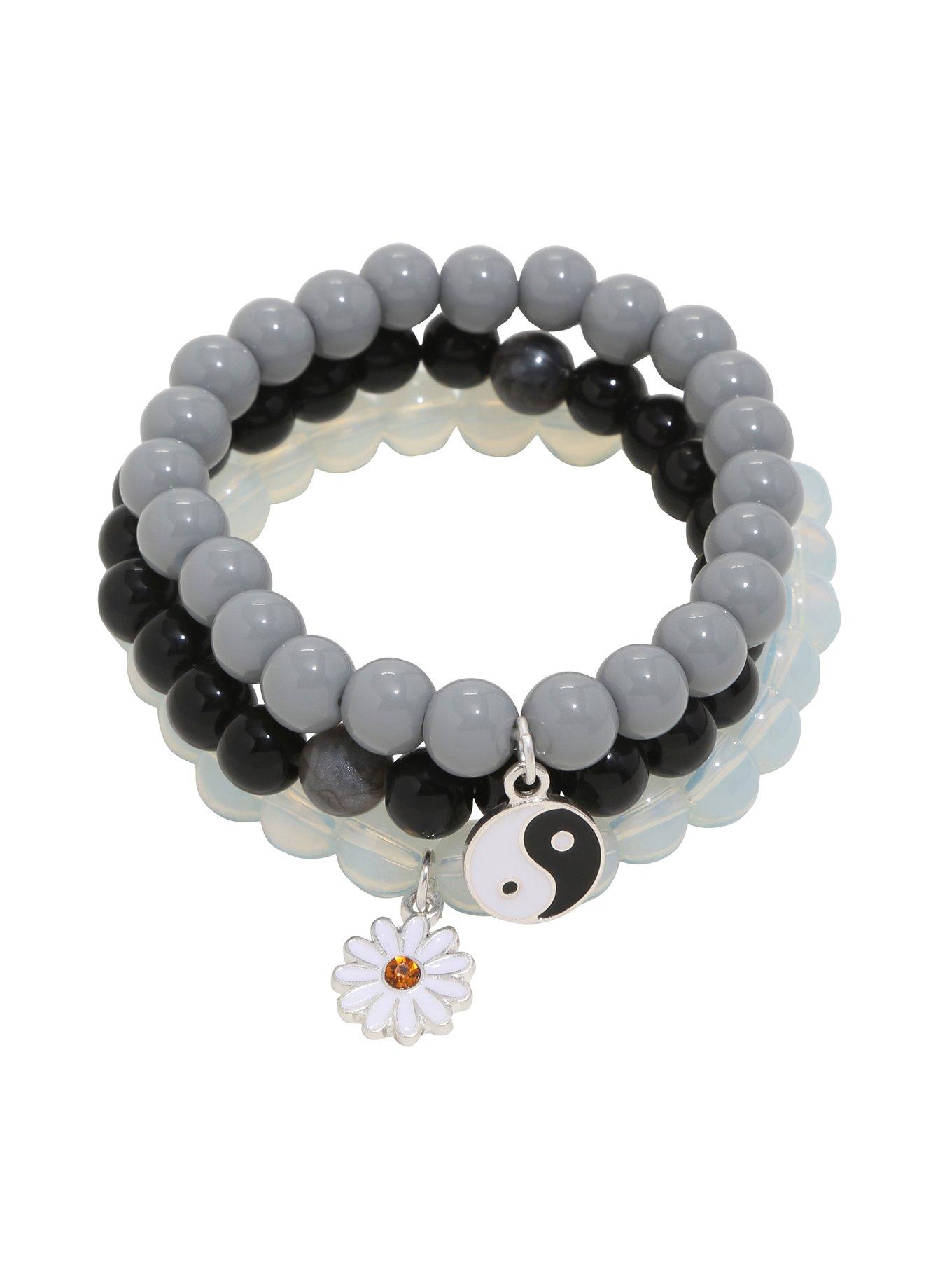 Blackheart 90s Beaded Bracelet Set, , hi-res