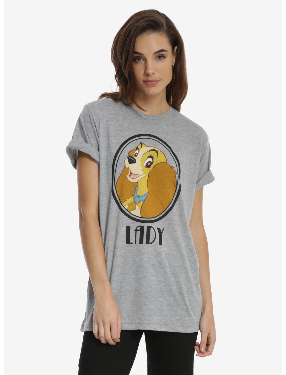 Disney Lady And The Tramp Lady Tee, GREY, hi-res
