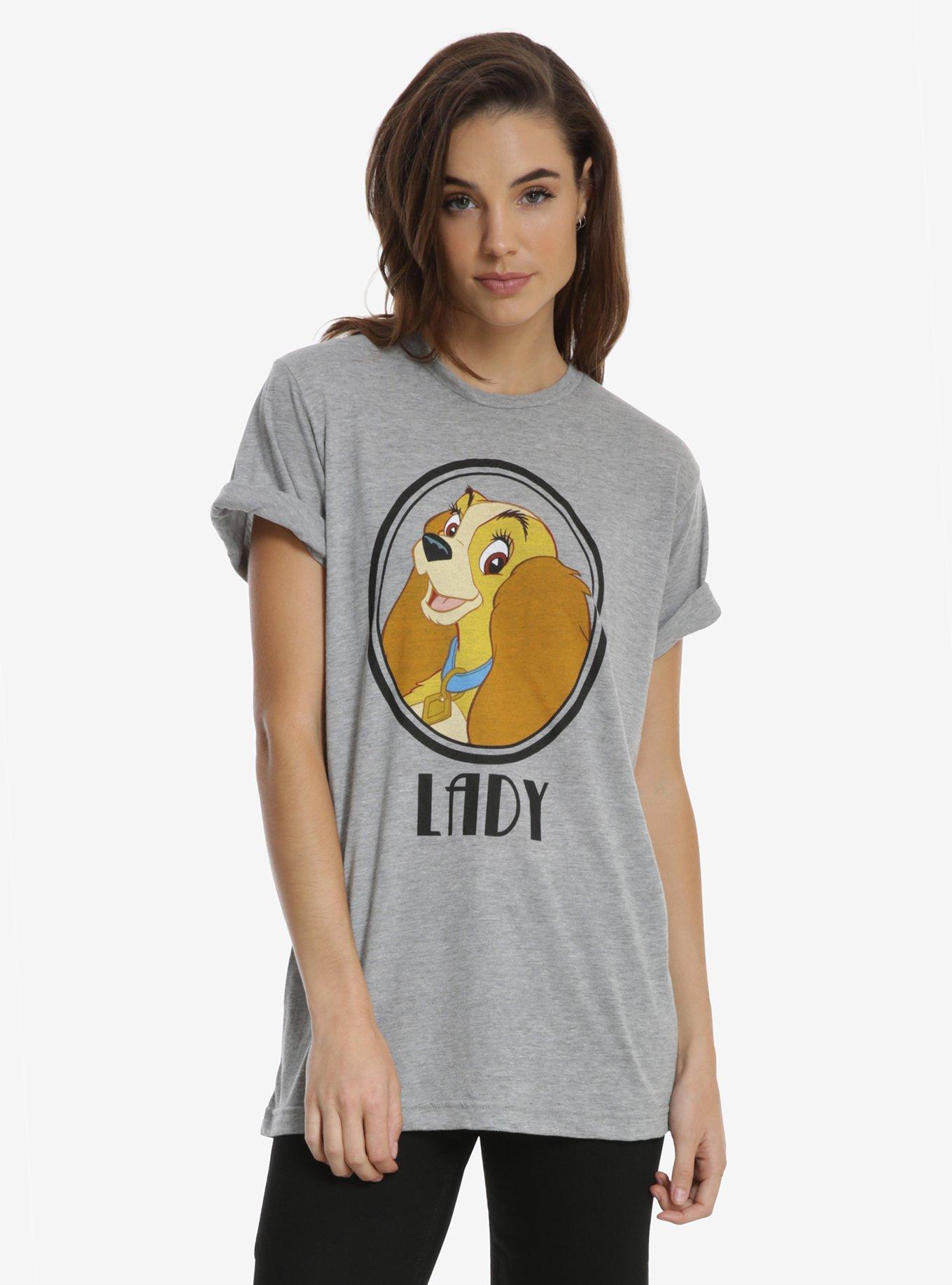 Disney Lady And The Tramp Lady Tee, GREY, hi-res