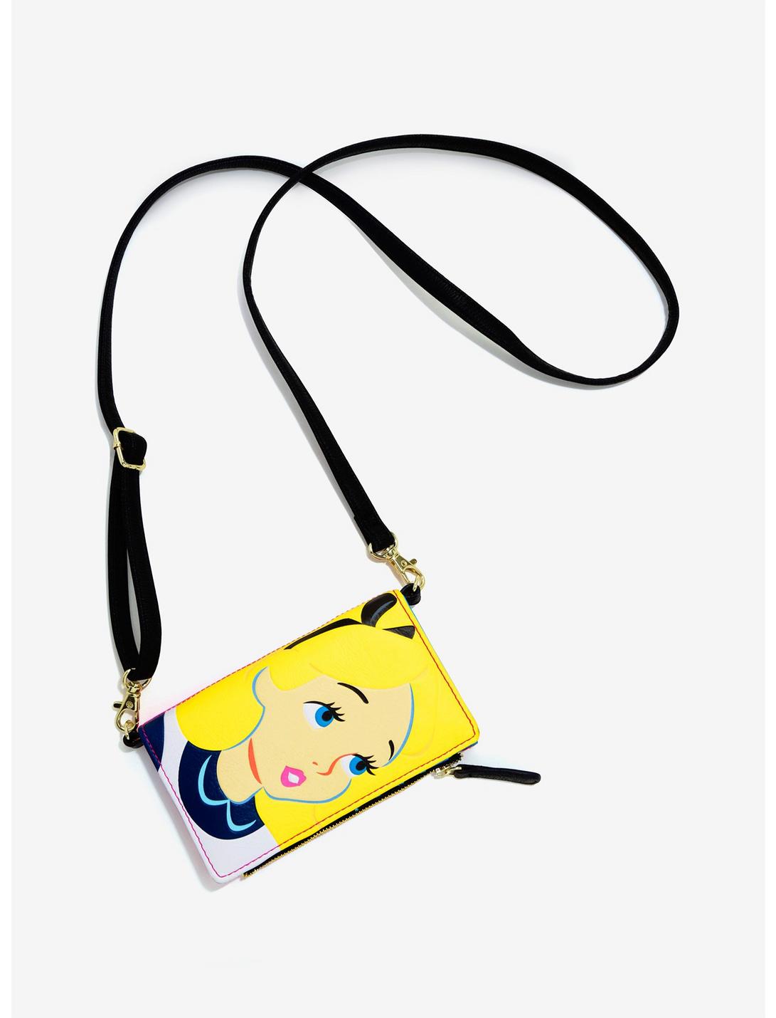 Loungefly Disney Alice In Wonderland Crossbody Wallet Bag, , hi-res
