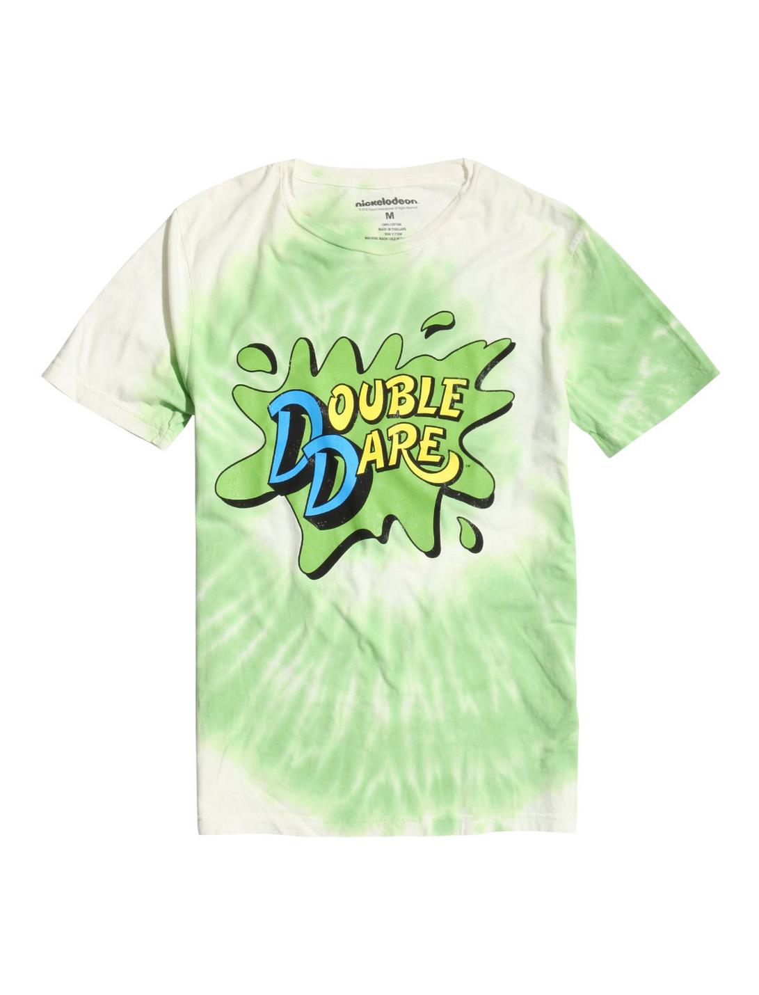 Nickelodeon Retro Double Dare Logo T-Shirt, TIE DYE, hi-res