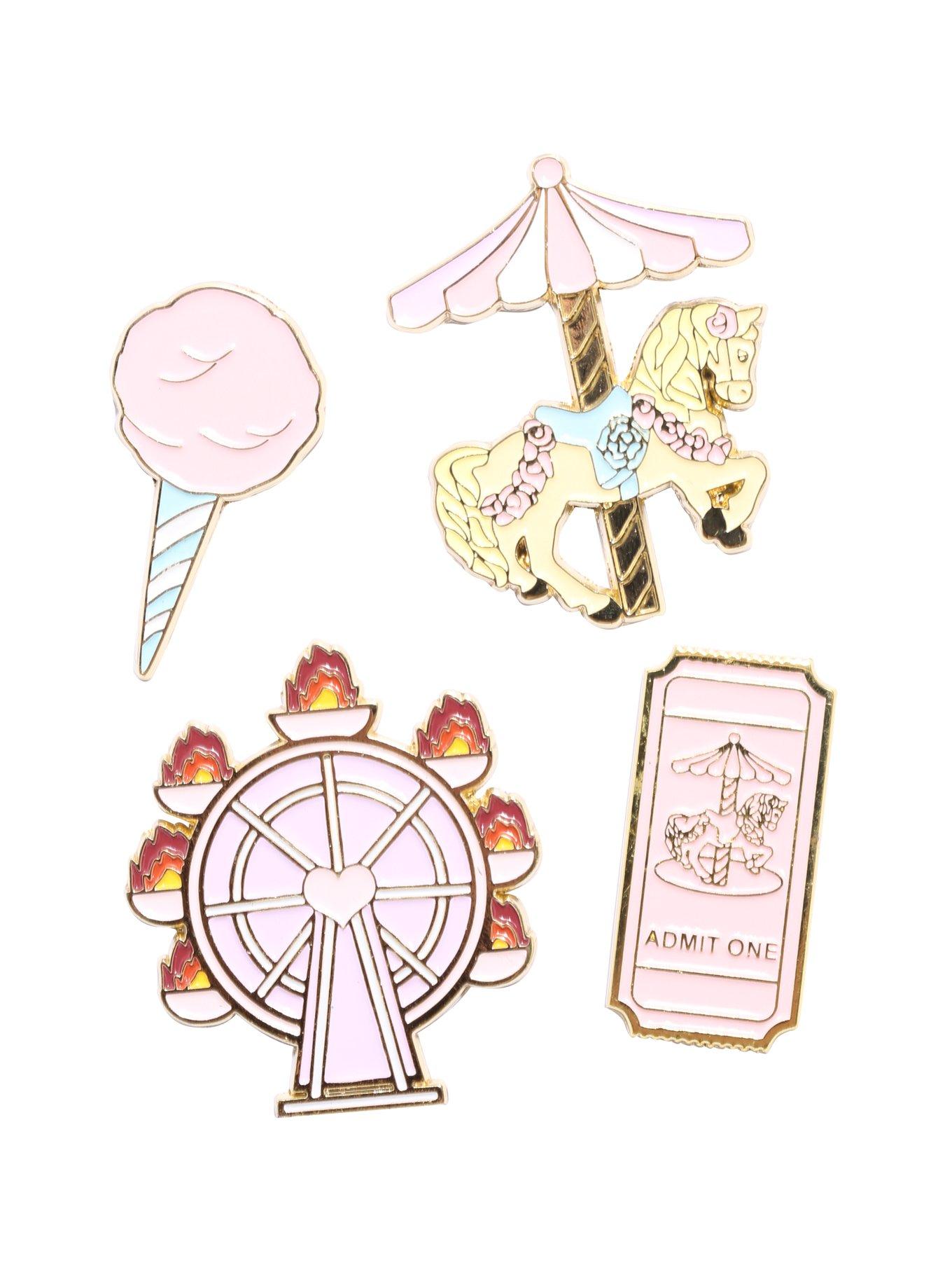 Melanie Martinez Carousel Cry Baby Enamel Pin Set, , hi-res